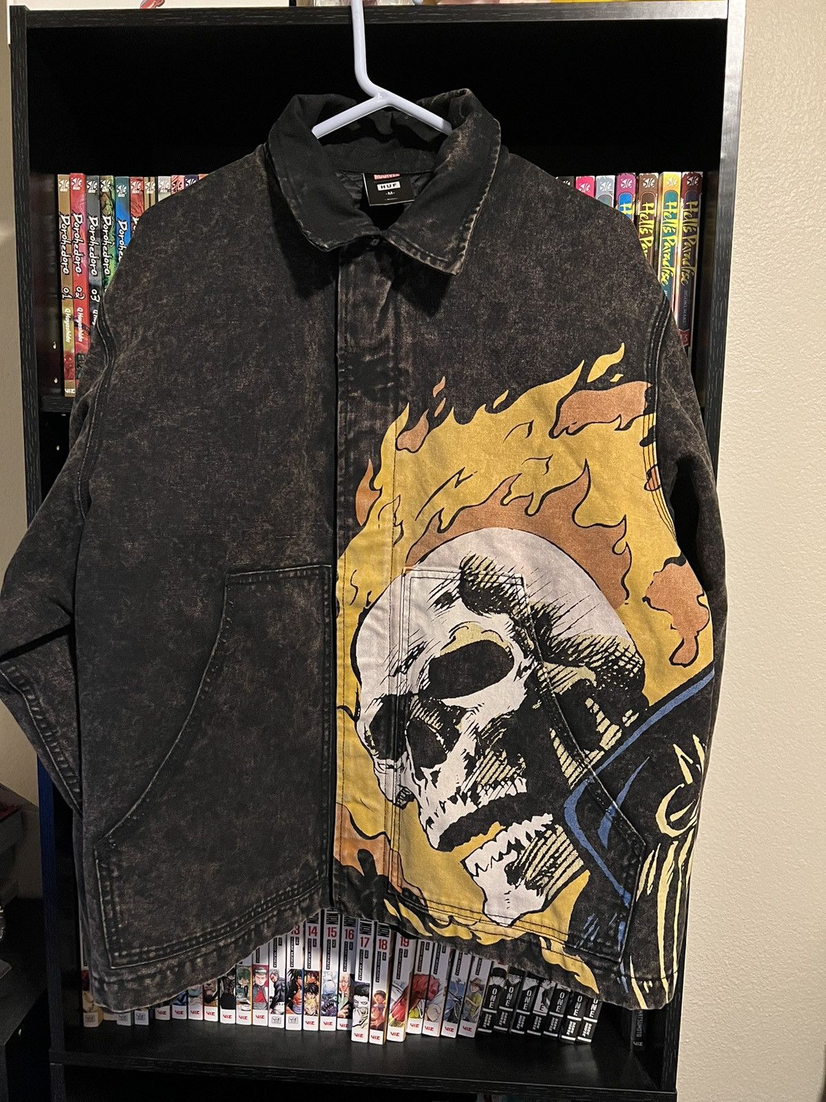 Huf × Marvel Comics × Vintage Ghost Rider Work Jacket | Grailed