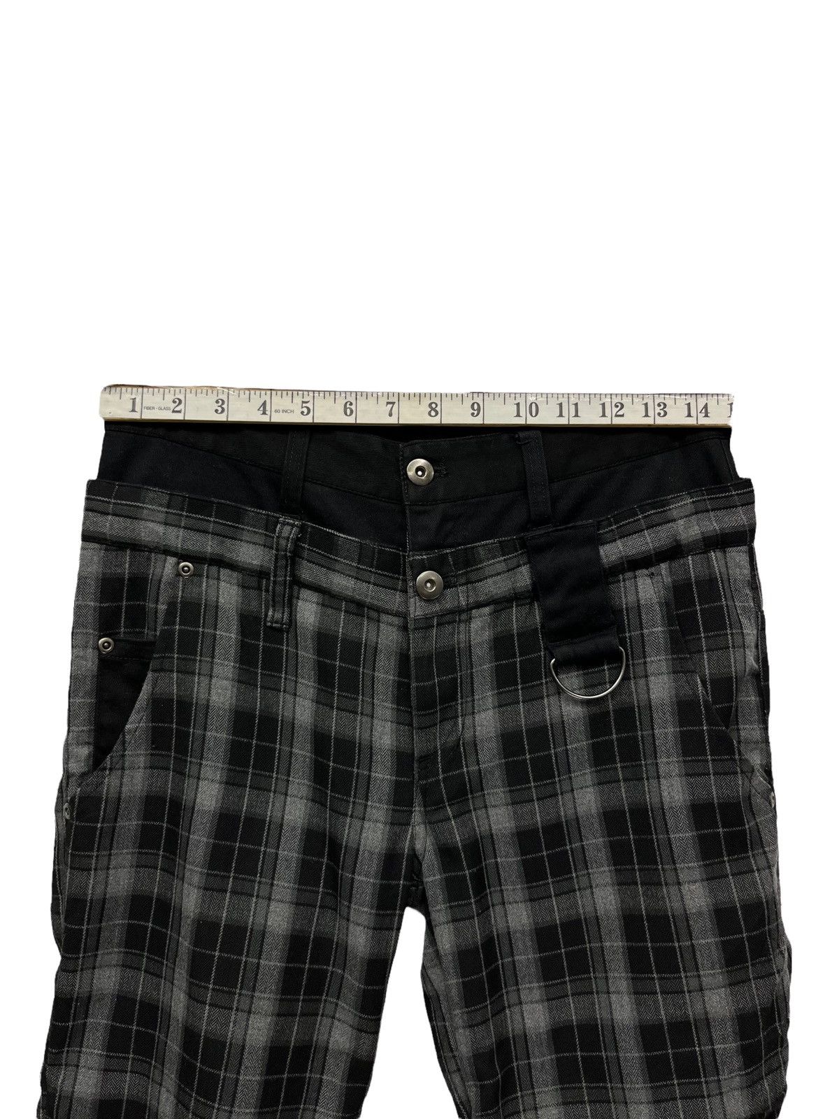 Japanese Brand × Seditionaries 🔥RAGOUT Union Jack Punk Tartan Double Waist Rayon Blends Size US 29 - 15 Thumbnail