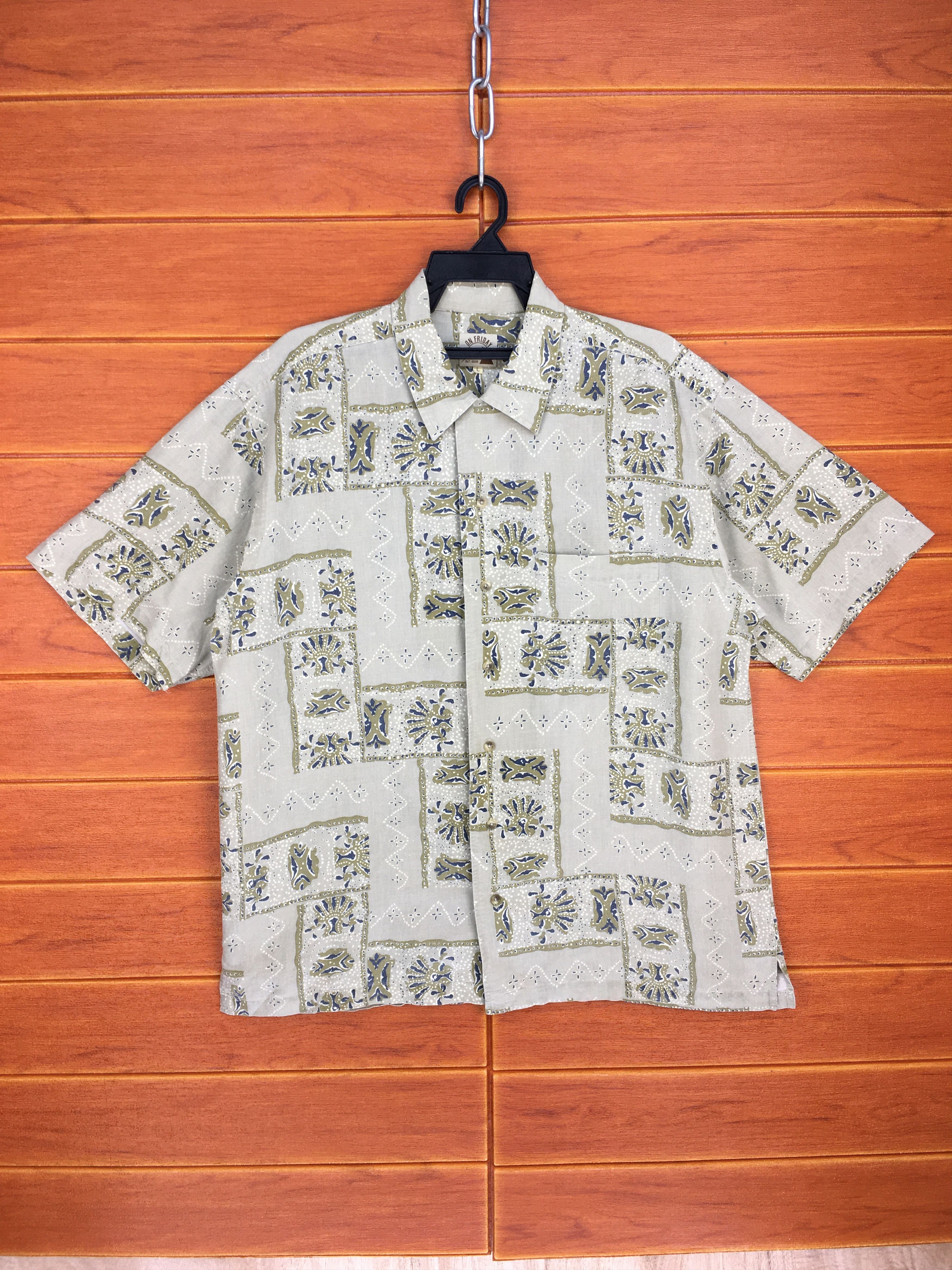 Vintage ON FRIDAY Hawaiian Shirt / Aloha Wear