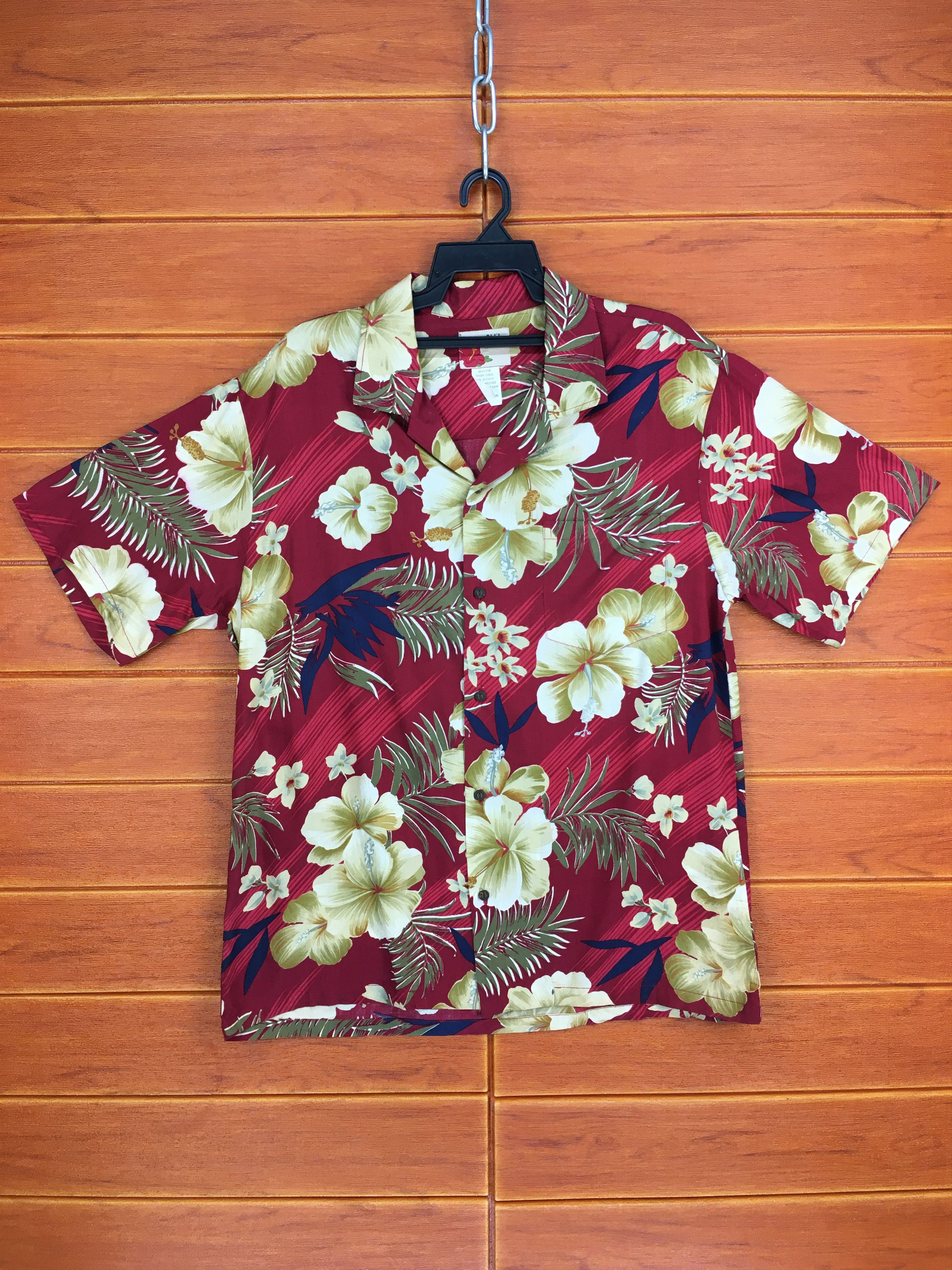 Vintage Vintage ALL FASHION HAWAII Big Hibiscus Hawaiian Shirt Size US M / EU 48-50 / 2 - 1 Thumbnail
