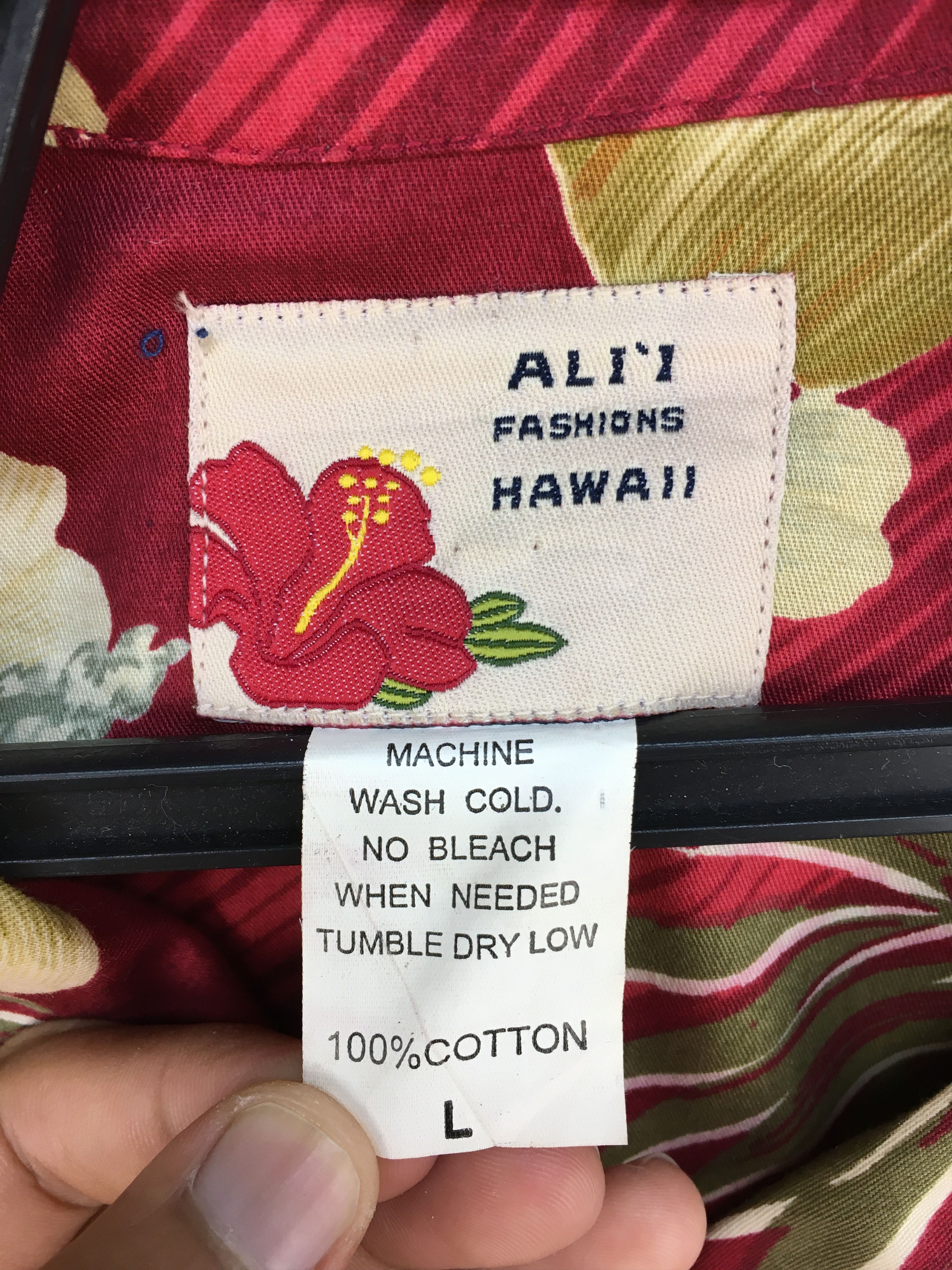 Vintage Vintage ALL FASHION HAWAII Big Hibiscus Hawaiian Shirt Size US M / EU 48-50 / 2 - 7 Thumbnail