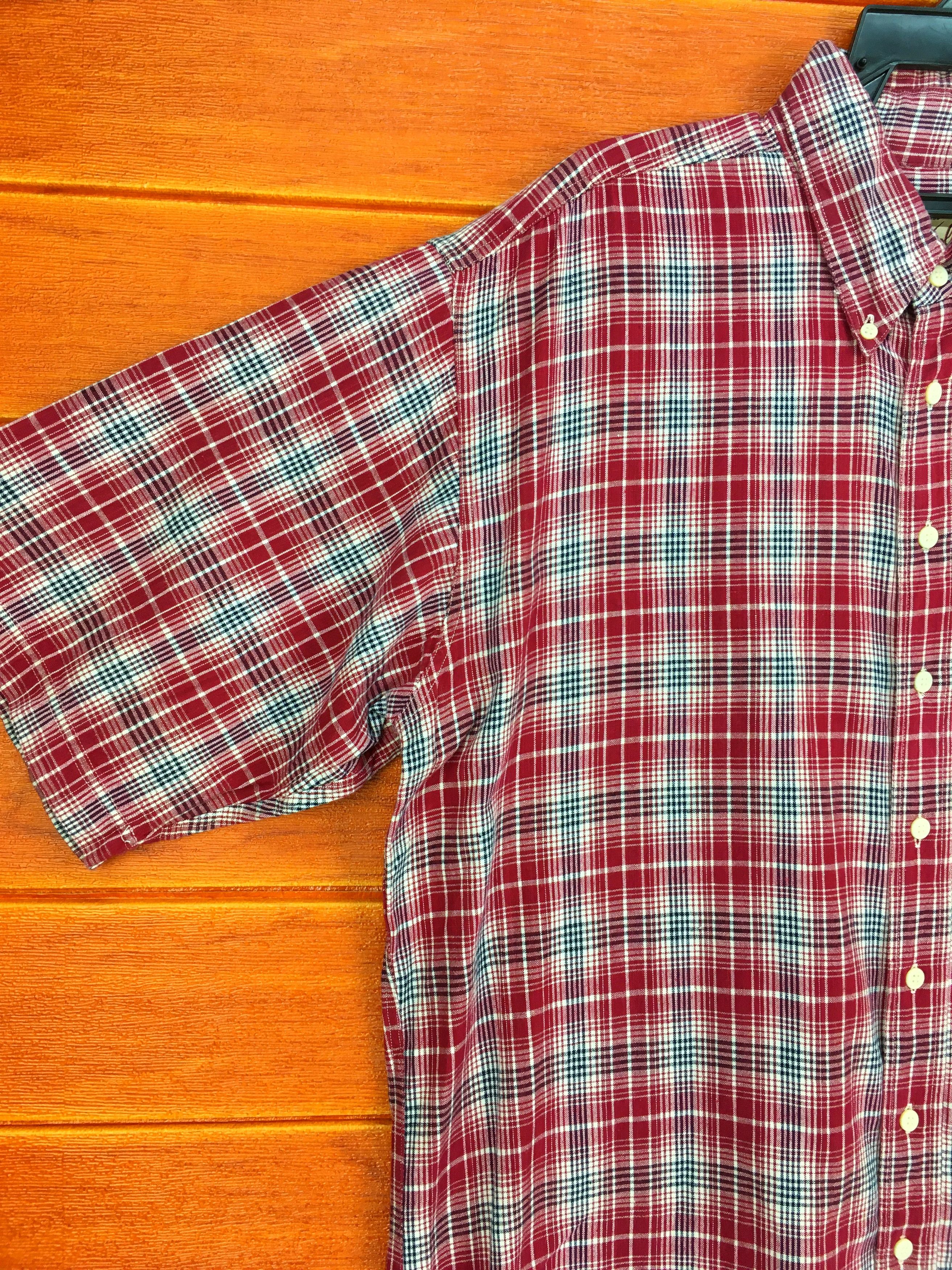 Woolrich Woolen Mills WOOLRICH Checkered Red Button Up Shirt Size US L / EU 52-54 / 3 - 2 Thumbnail