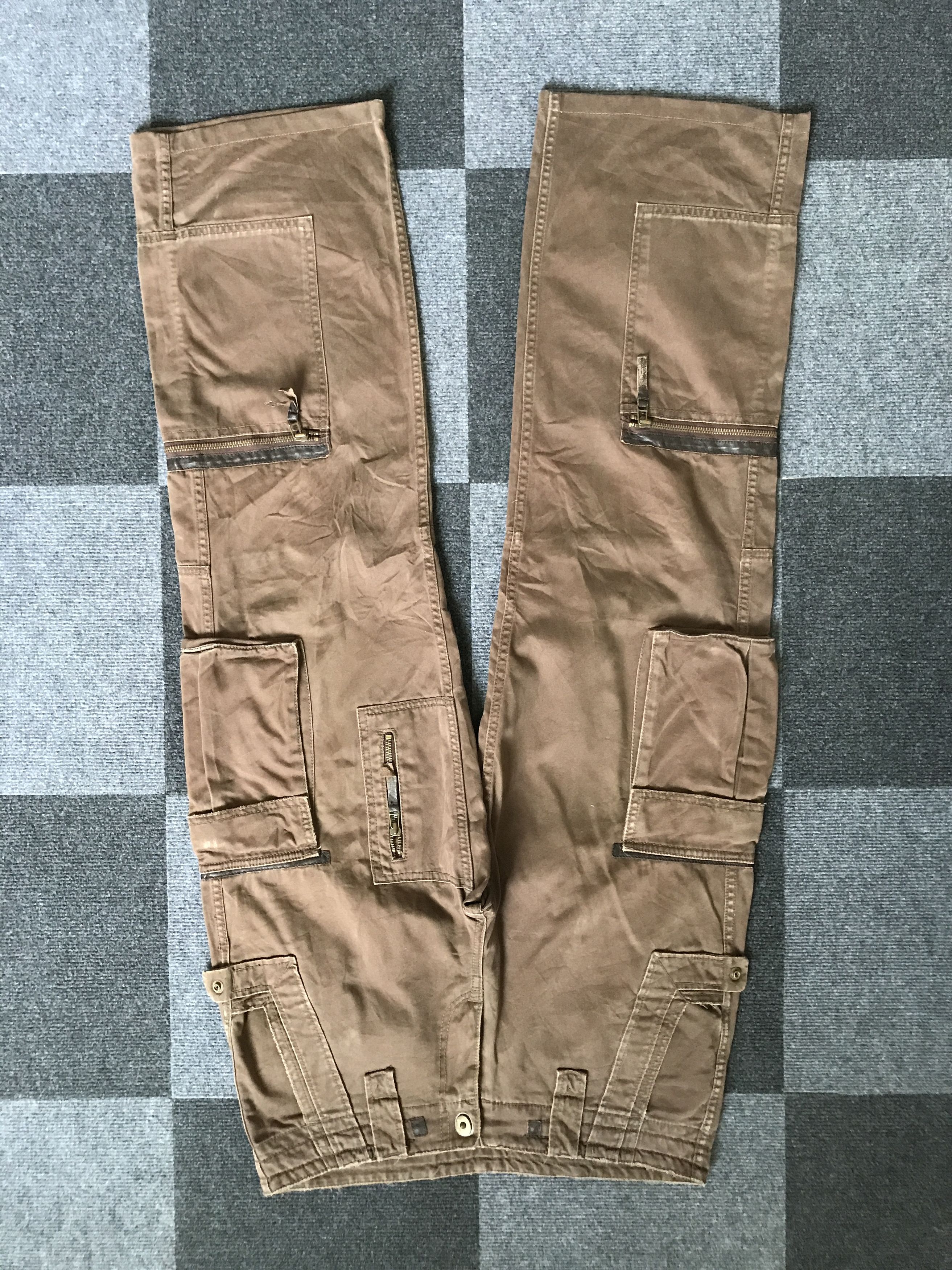 image of Military Cp115 Royal Flash Japan Multipocket Tactical Parachute Pant in Brown, Men's (Size 34)