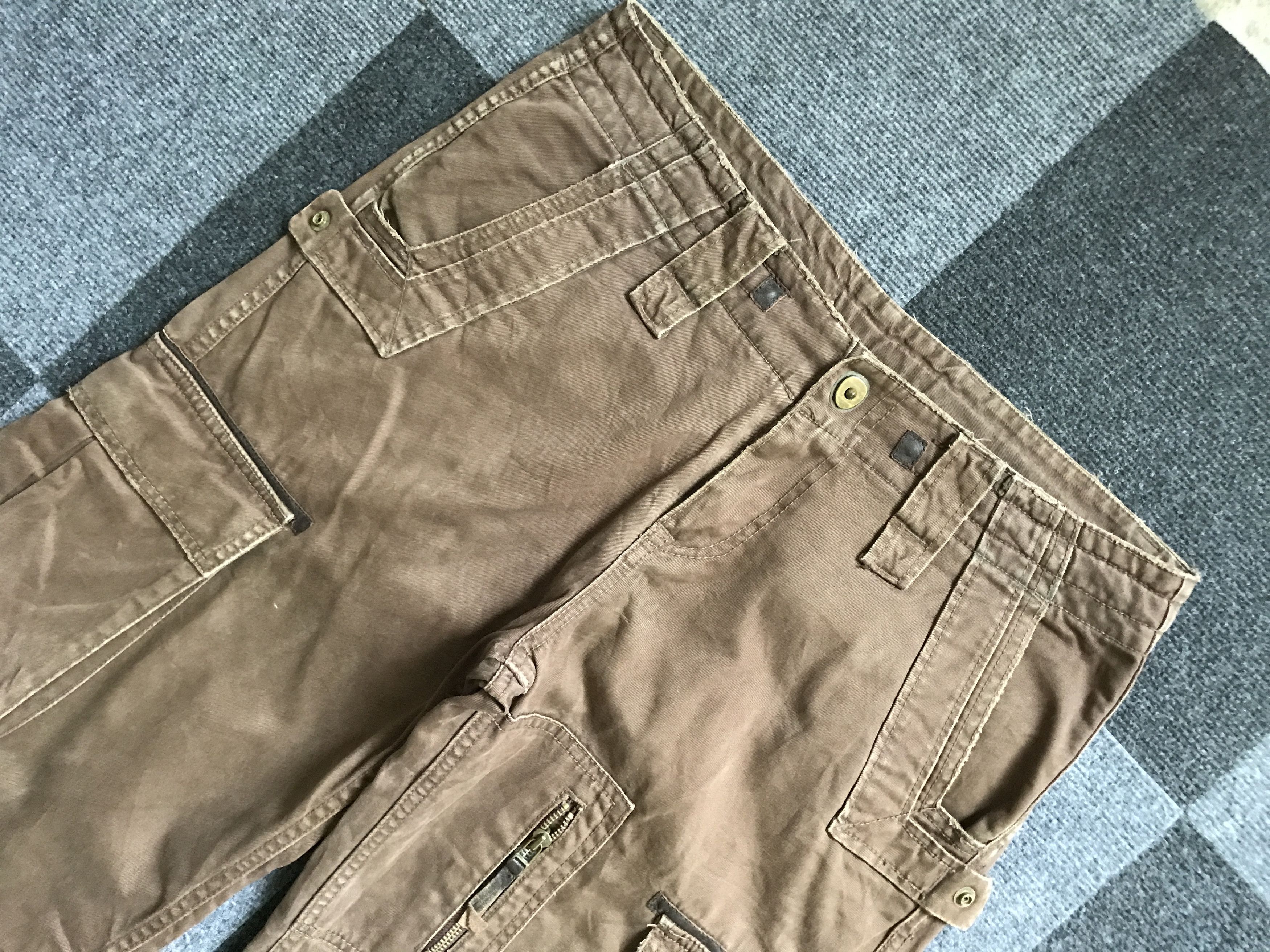 Japanese Brand CP115 Royal Flash Japan Multipocket Tactical Parachute Pant Size US 34 / EU 50 - 4 Thumbnail