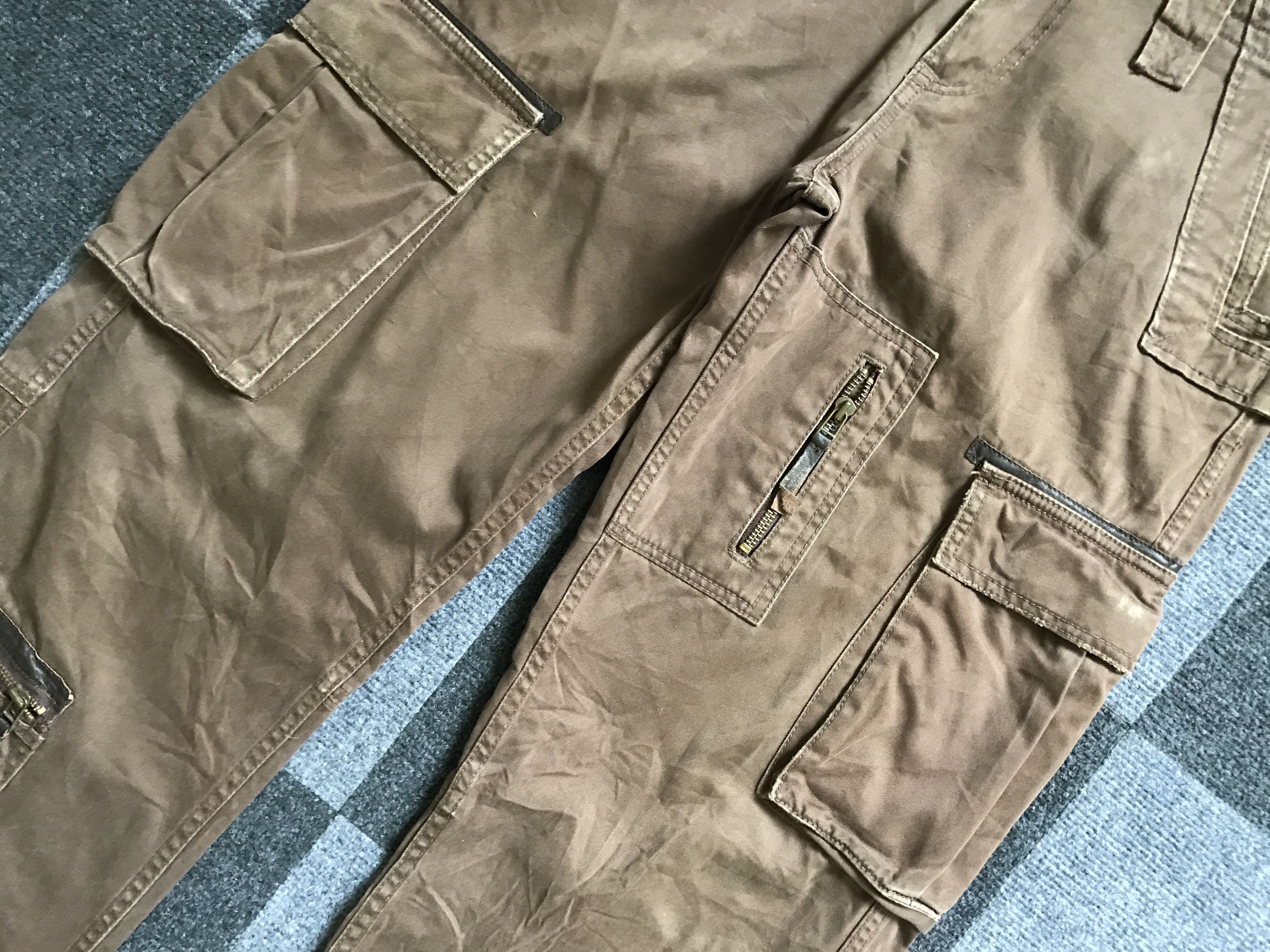 Japanese Brand CP115 Royal Flash Japan Multipocket Tactical Parachute Pant Size US 34 / EU 50 - 5 Thumbnail