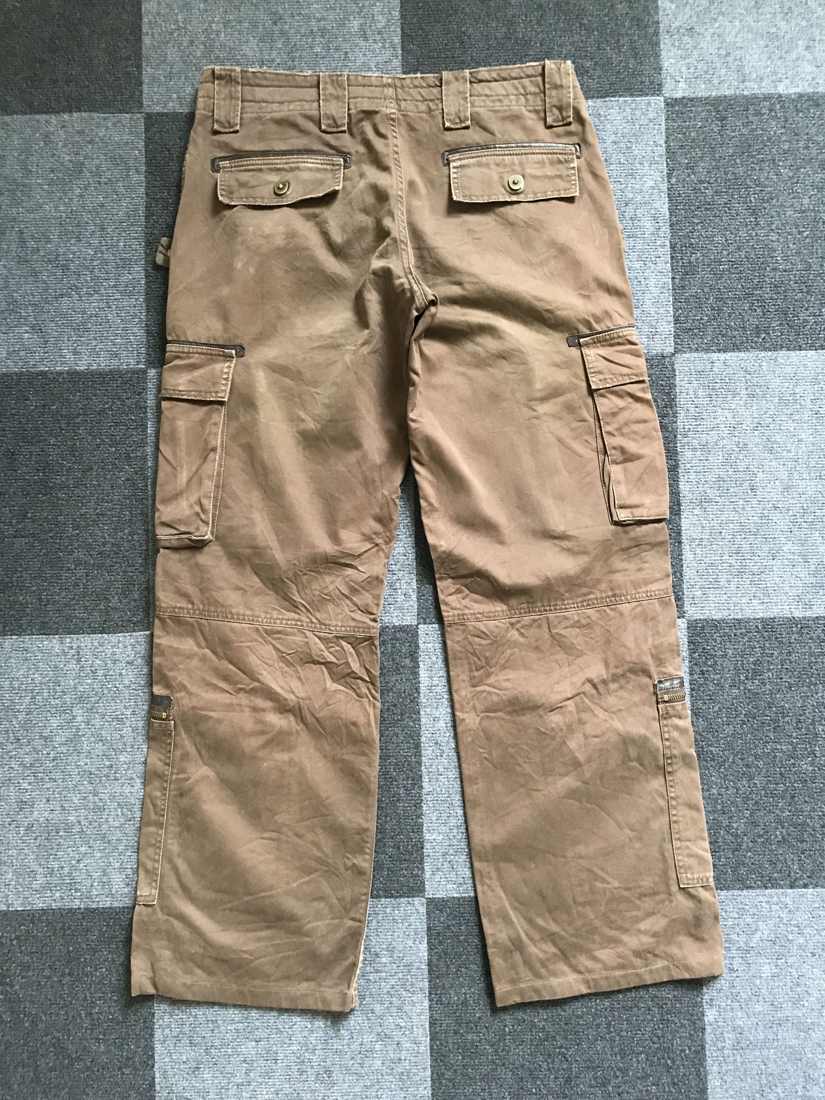 Japanese Brand CP115 Royal Flash Japan Multipocket Tactical Parachute Pant Size US 34 / EU 50 - 11 Thumbnail