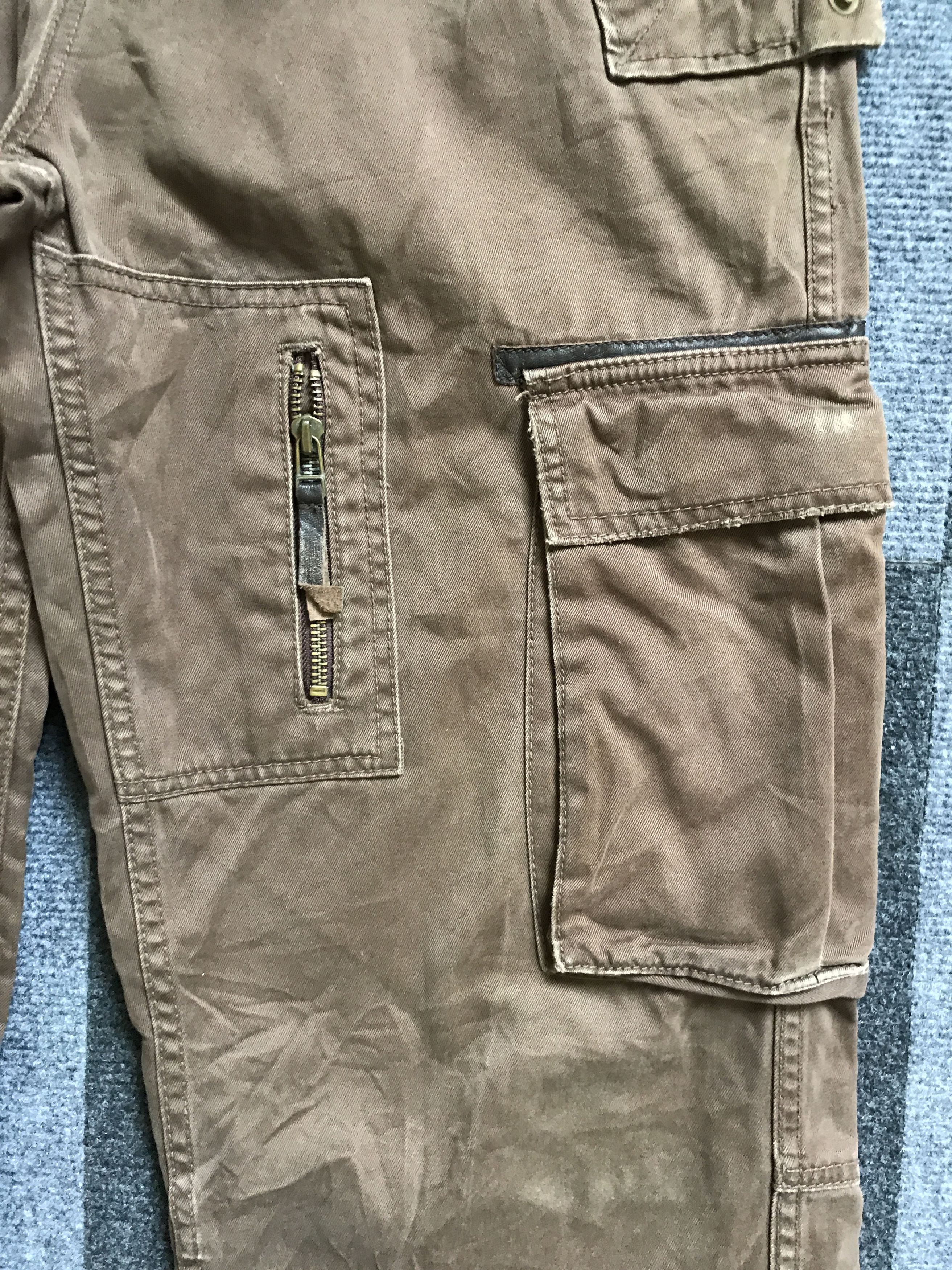 Japanese Brand CP115 Royal Flash Japan Multipocket Tactical Parachute Pant Size US 34 / EU 50 - 9 Thumbnail