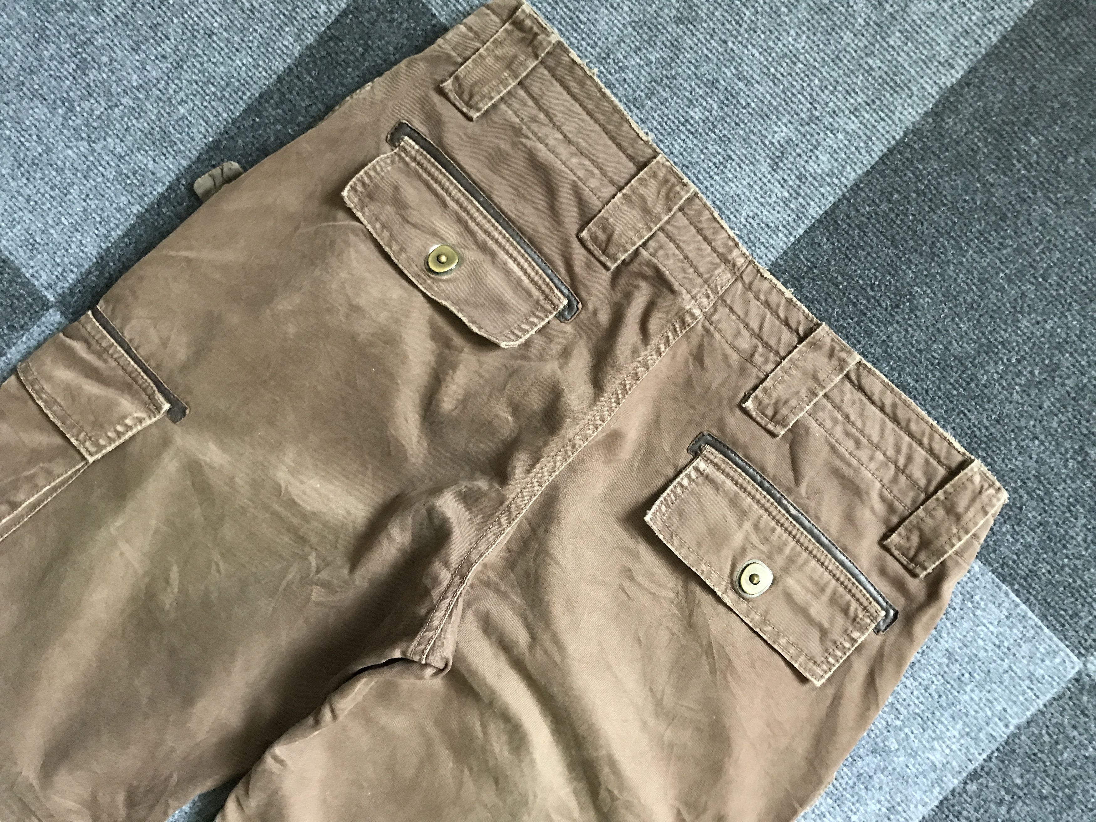 Japanese Brand CP115 Royal Flash Japan Multipocket Tactical Parachute Pant Size US 34 / EU 50 - 12 Thumbnail