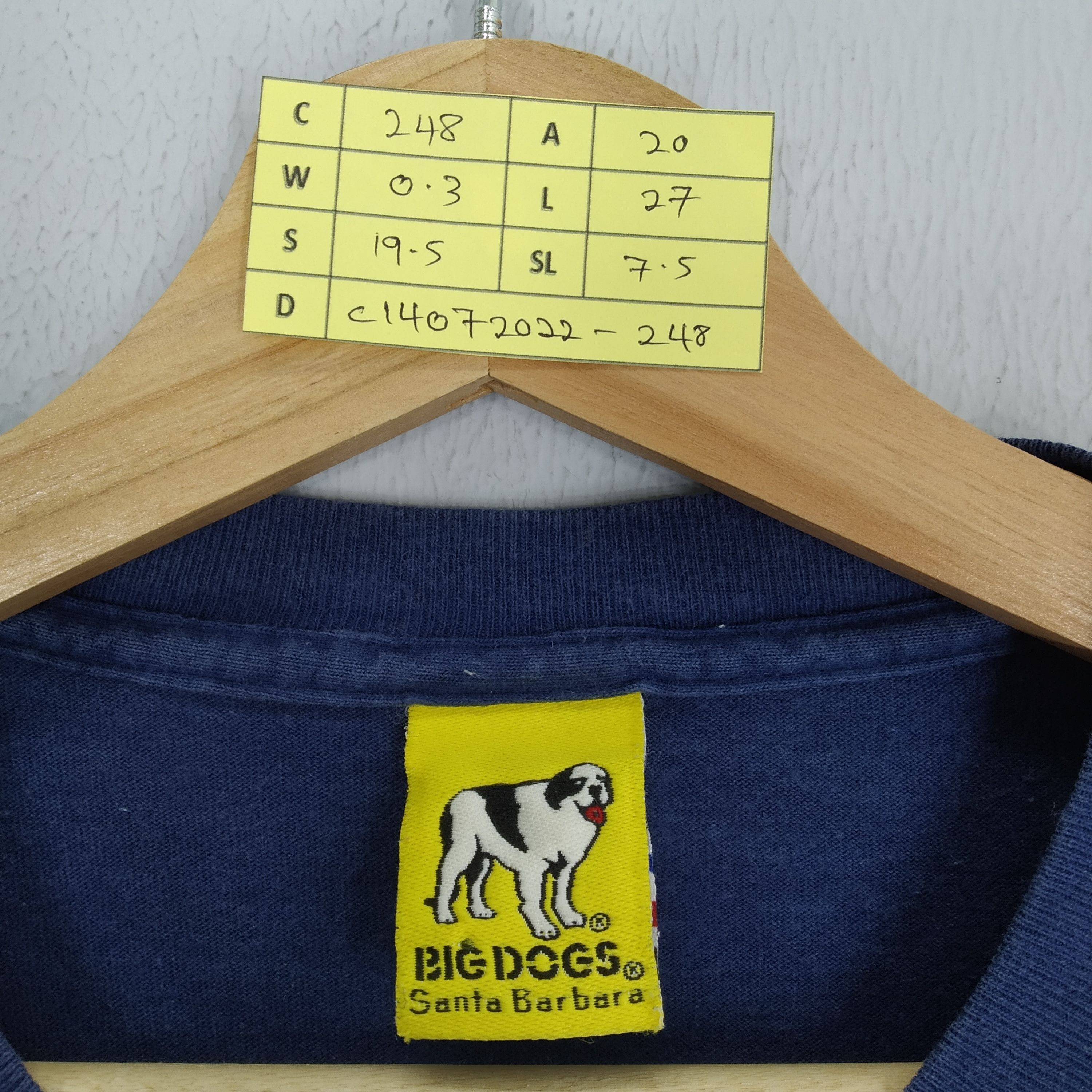 Big Dogs Vintage Big Dogs Santa Barbara Parody Hairy Pawter Size US M / EU 48-50 / 2 - 9 Thumbnail