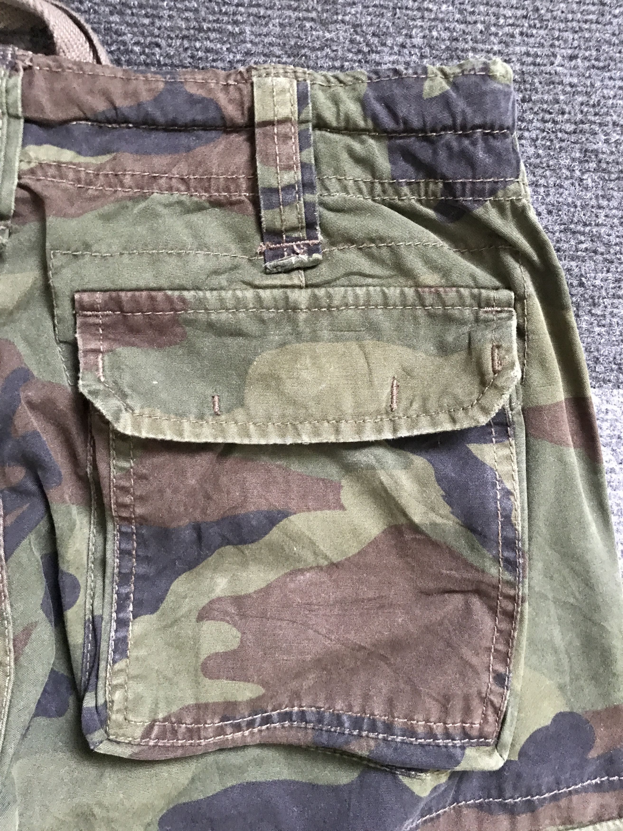 Alpha Industries CP117 ALPHA IND. Military Camo Cargo Pant Size US 27 - 13 Thumbnail