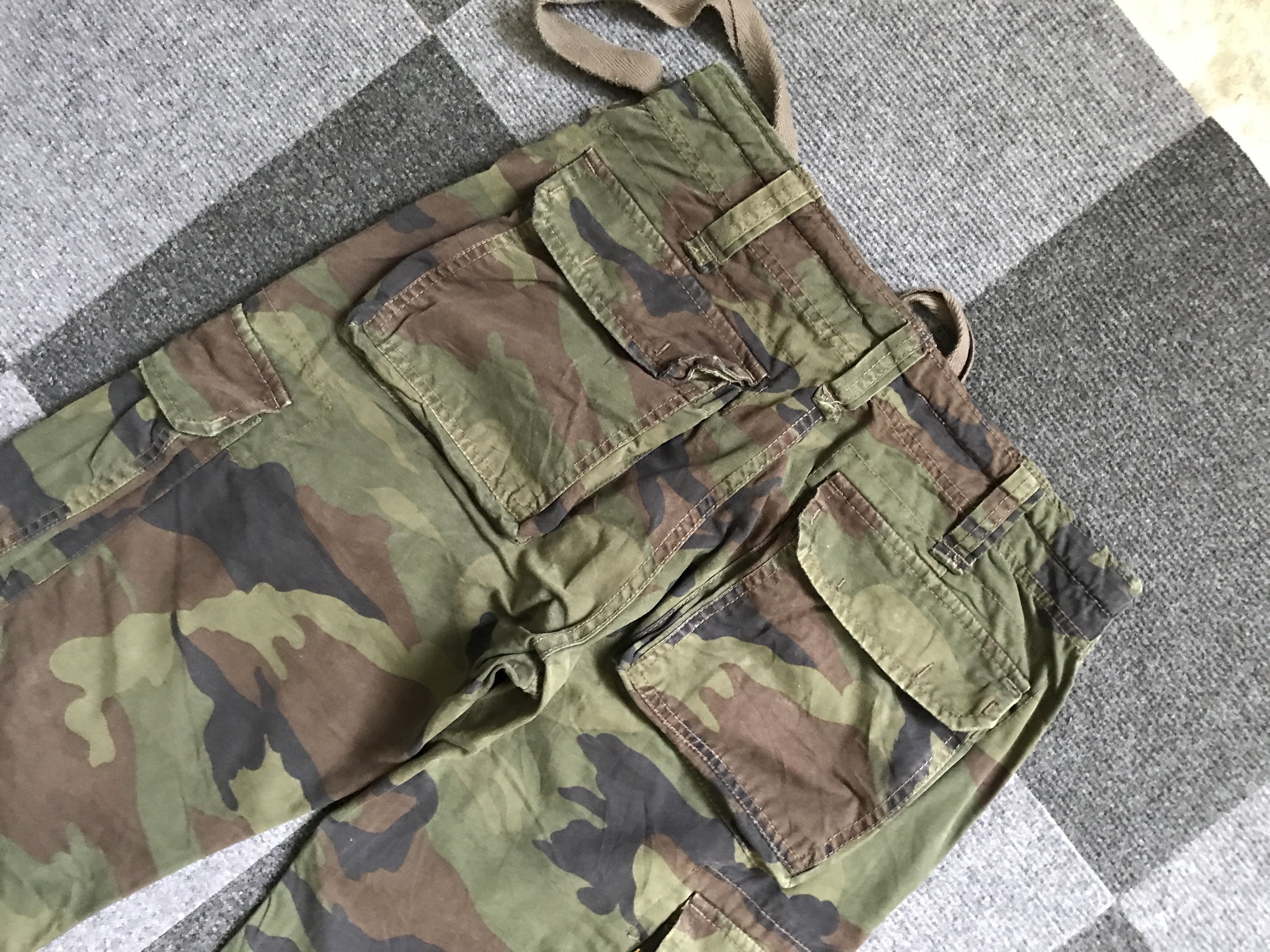 Alpha Industries CP117 ALPHA IND. Military Camo Cargo Pant Size US 27 - 9 Thumbnail