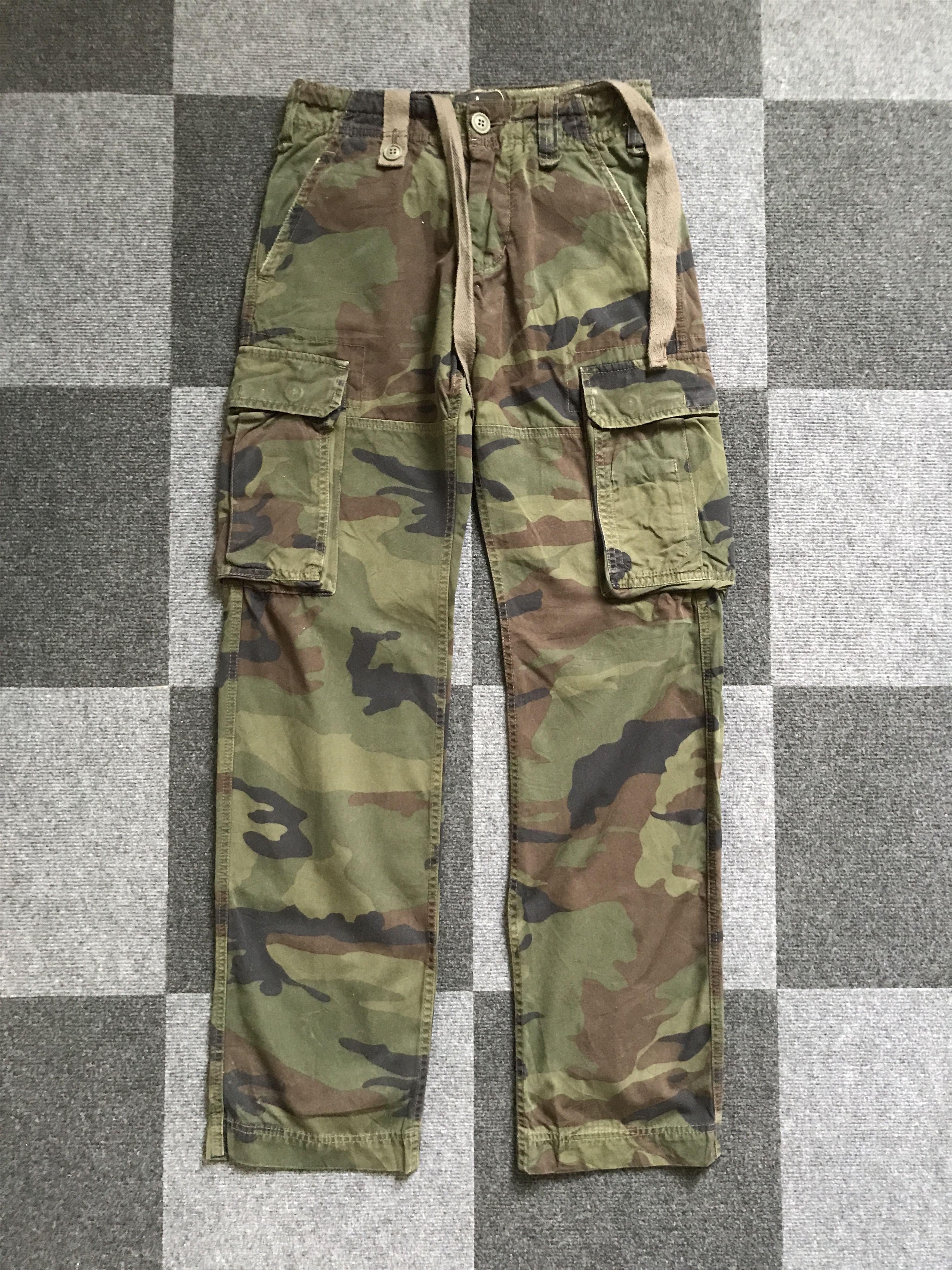 Alpha Industries CP117 ALPHA IND. Military Camo Cargo Pant Size US 27 - 3 Thumbnail