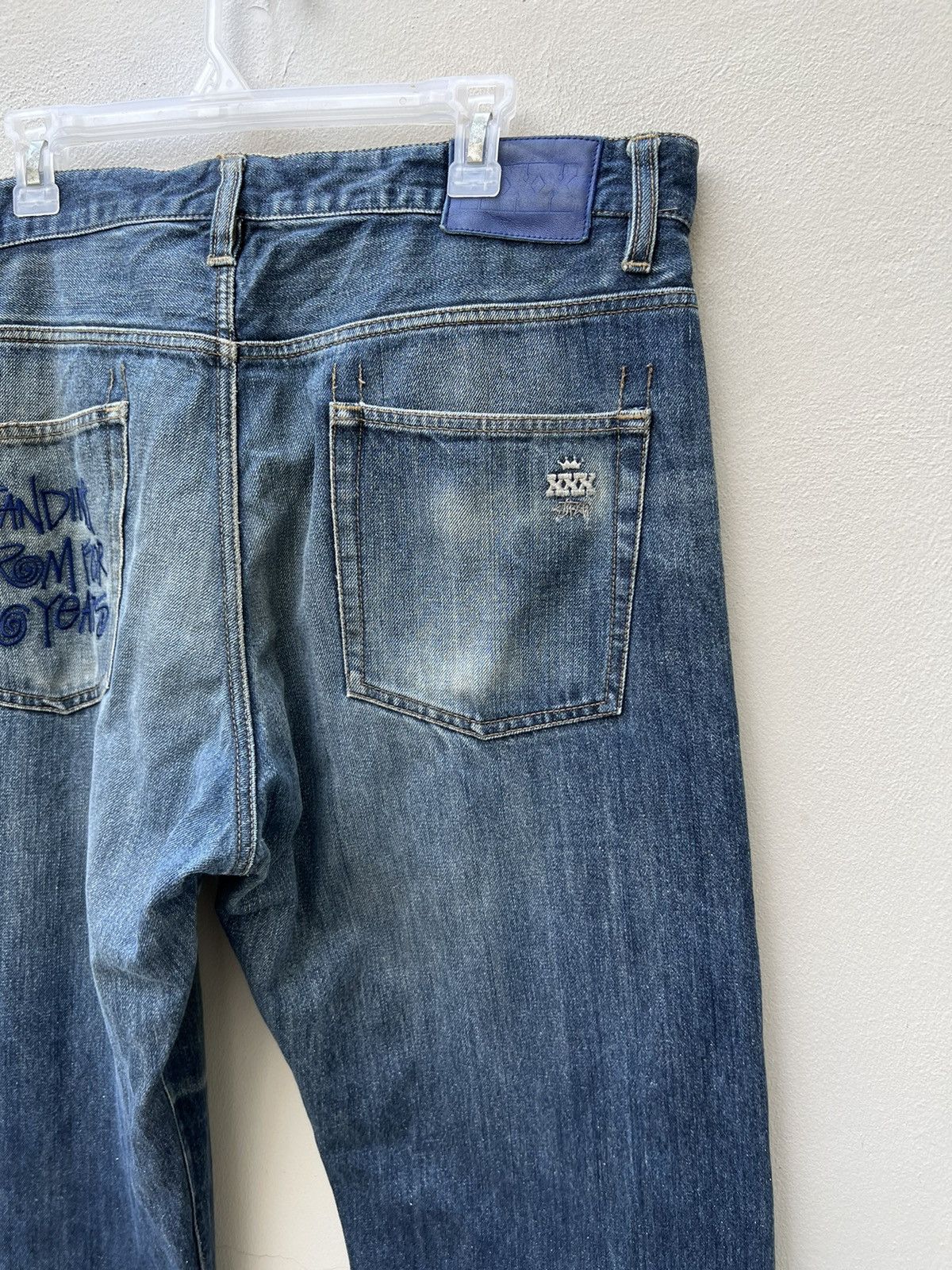 Stussy Stussy XXX Standing Firm For 30 Years Denim Jeans Size US 34 / EU 50 - 16 Thumbnail
