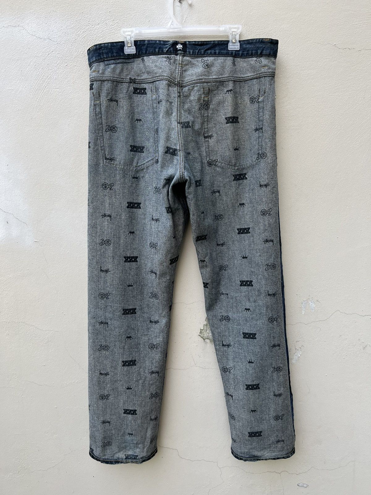 Stussy Stussy XXX Standing Firm For 30 Years Denim Jeans Size US 34 / EU 50 - 22 Thumbnail