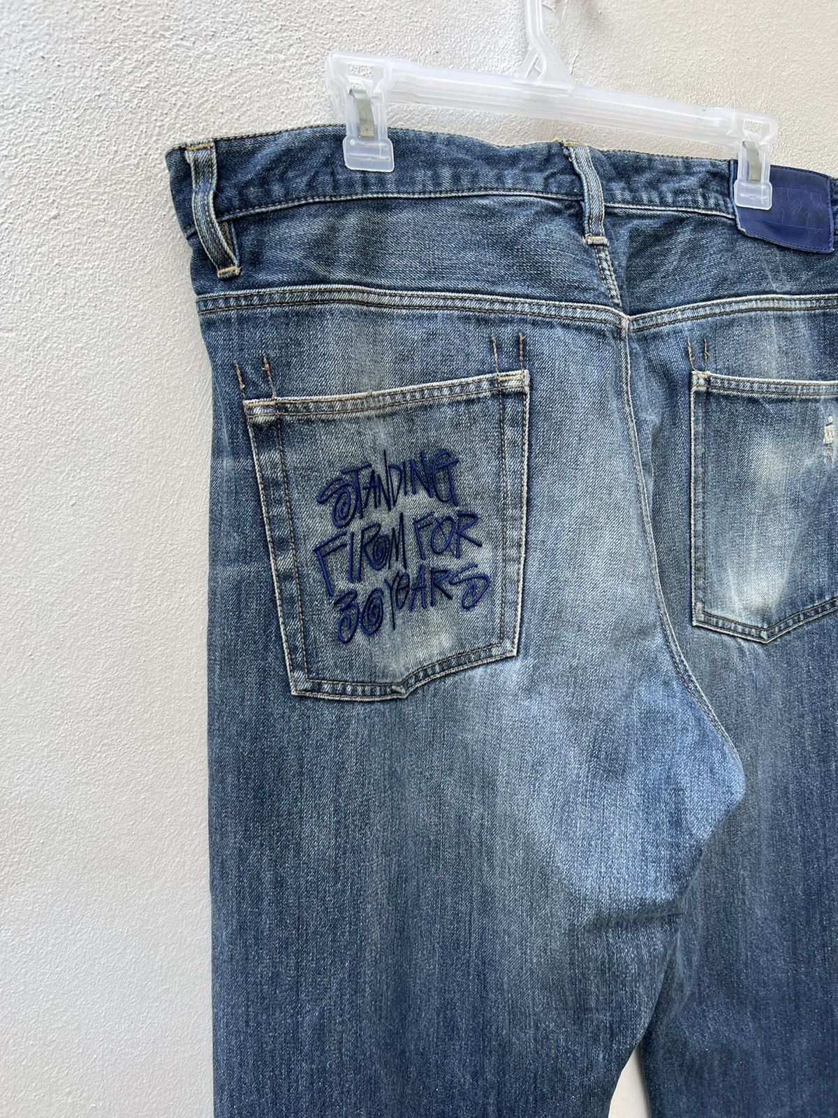 Stussy Stussy XXX Standing Firm For 30 Years Denim Jeans Size US 34 / EU 50 - 13 Thumbnail