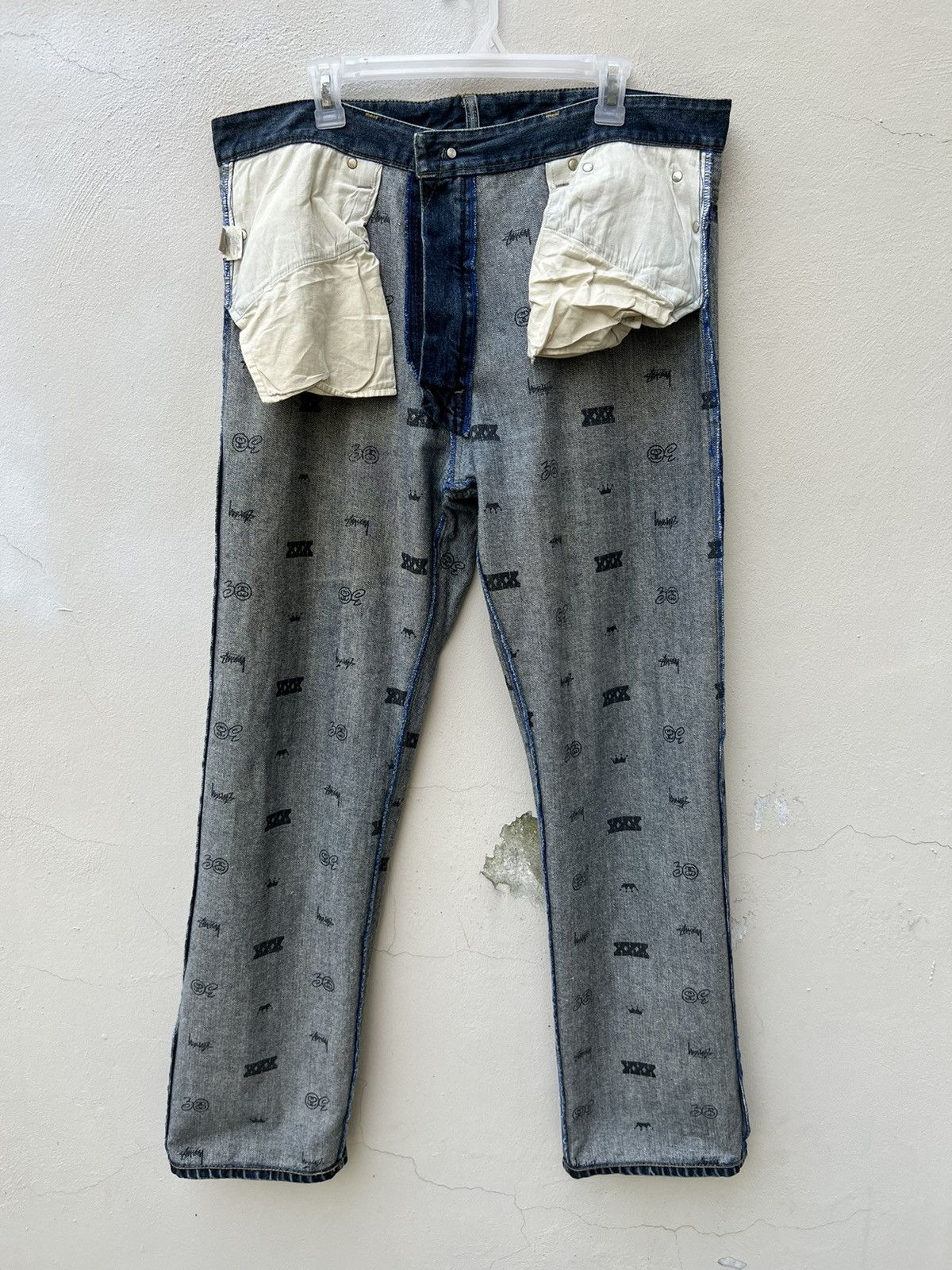 Stussy Stussy XXX Standing Firm For 30 Years Denim Jeans Size US 34 / EU 50 - 20 Thumbnail
