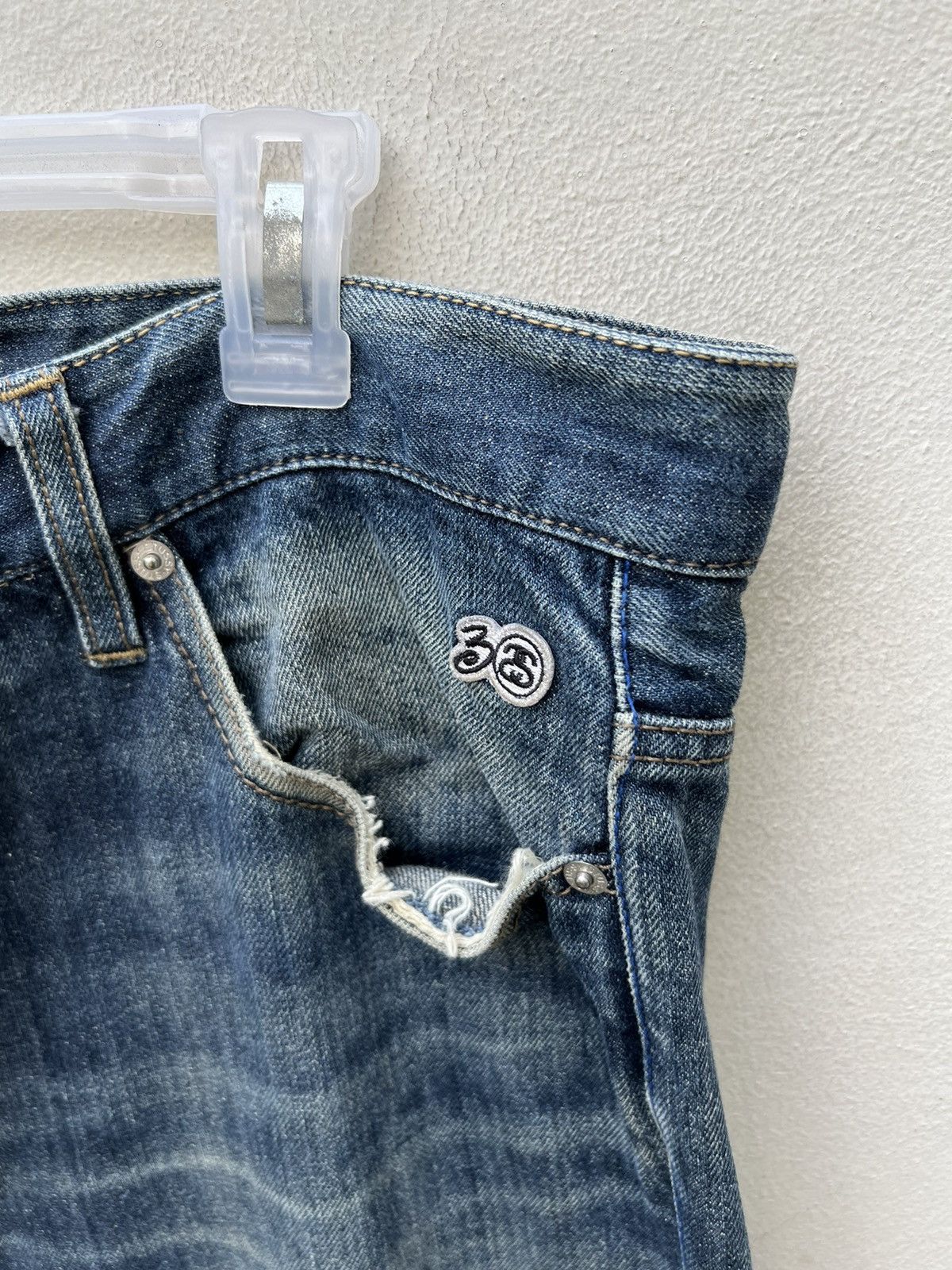 Stussy Stussy XXX Standing Firm For 30 Years Denim Jeans Size US 34 / EU 50 - 11 Thumbnail