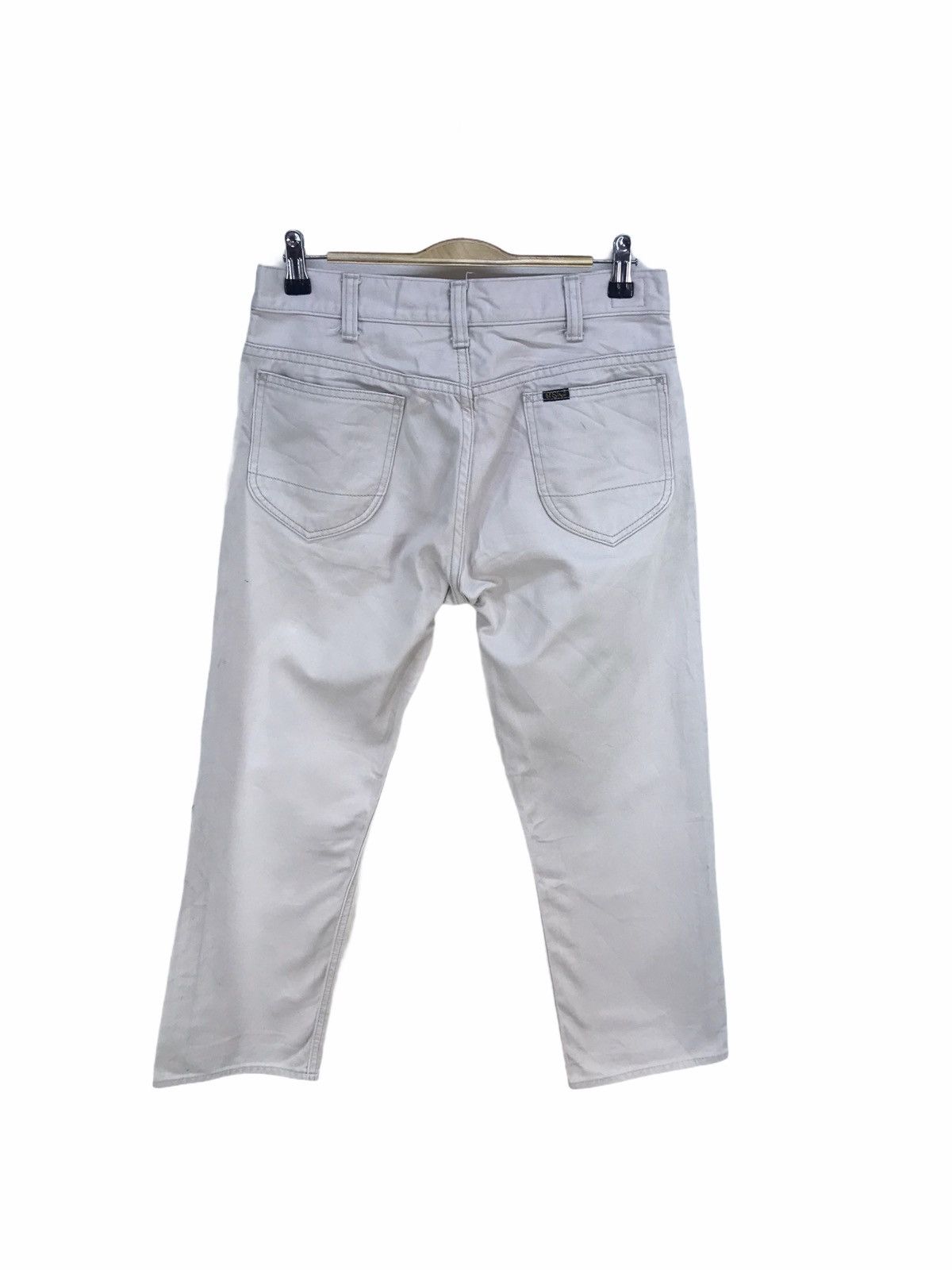 45rpm Vintage 90s Orslow Japan Cream Denim Jeans Size US 30 / EU 46 - 4 Thumbnail