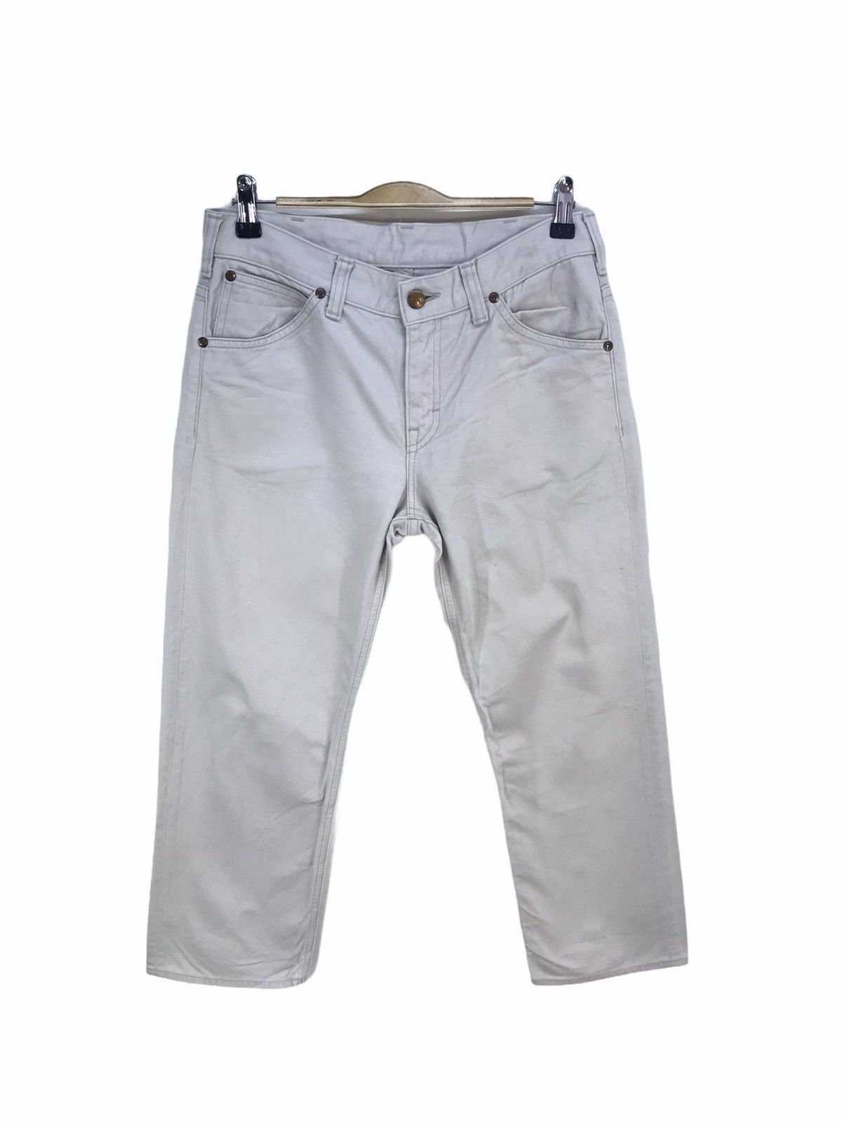 45rpm Vintage 90s Orslow Japan Cream Denim Jeans Size US 30 / EU 46 - 1 Thumbnail