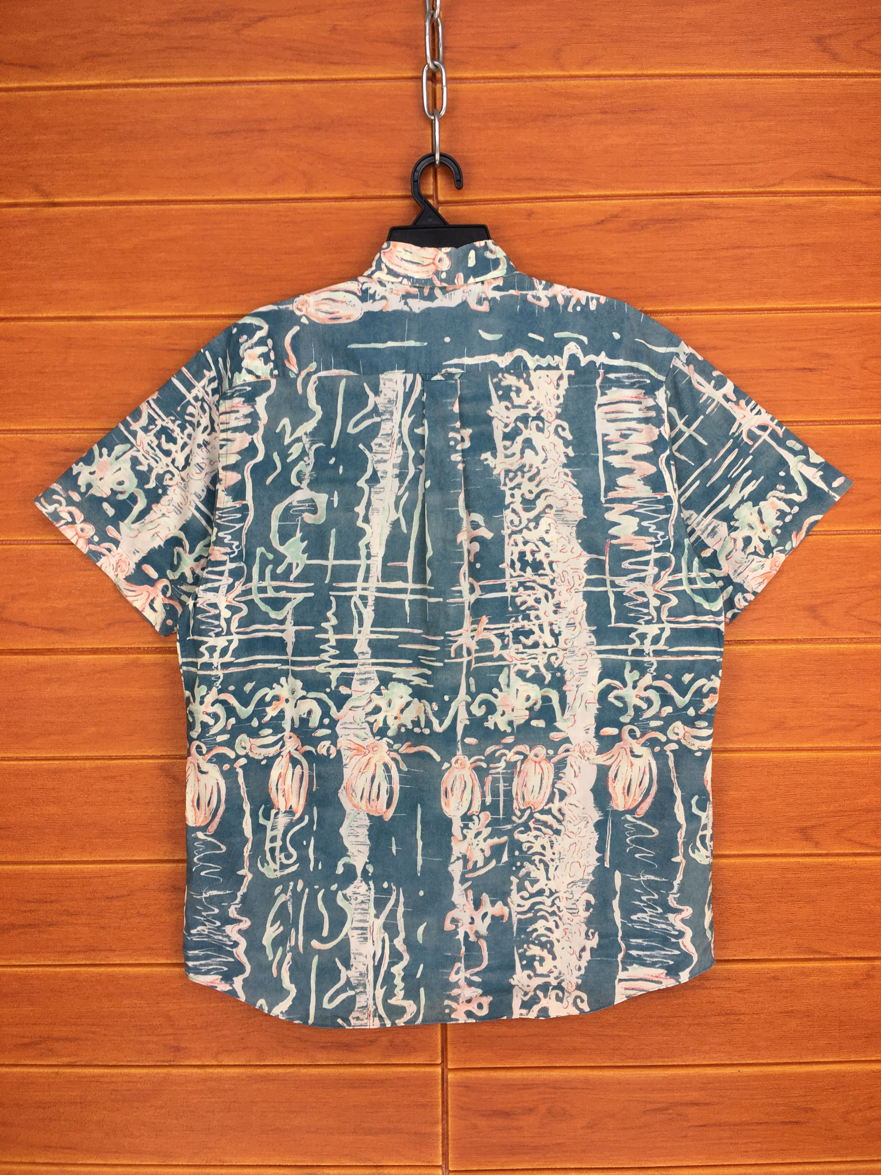 Guy Laroche Vintage GUY LAROCHE Abstract psychedelic Hawaiian Shirt Size US L / EU 52-54 / 3 - 7 Thumbnail