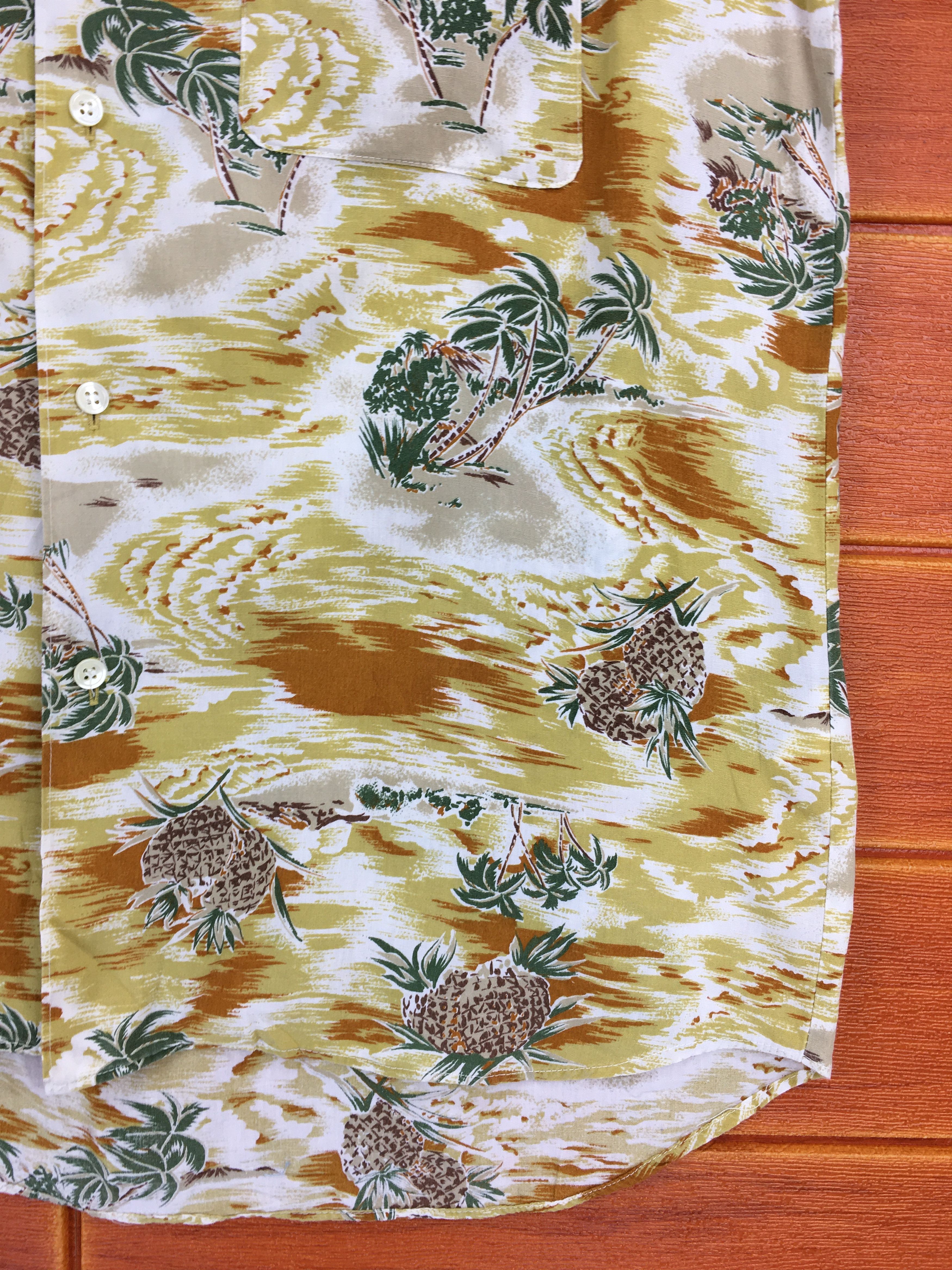 Sun Surf Vintage MEN SATISFACTION Pineapple Coconut Hawaiian Shirt Size US M / EU 48-50 / 2 - 4 Thumbnail