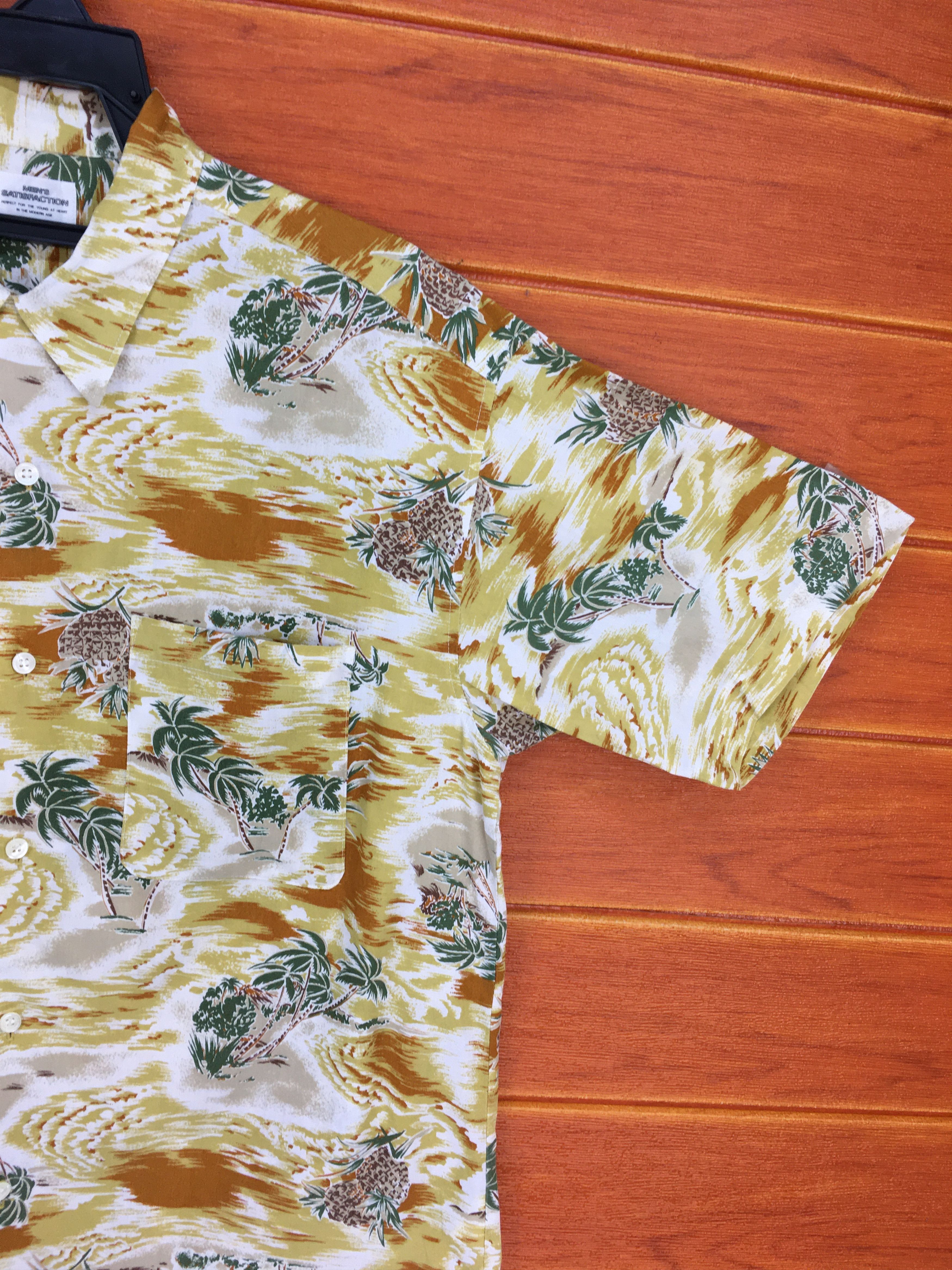 Sun Surf Vintage MEN SATISFACTION Pineapple Coconut Hawaiian Shirt Size US M / EU 48-50 / 2 - 5 Thumbnail