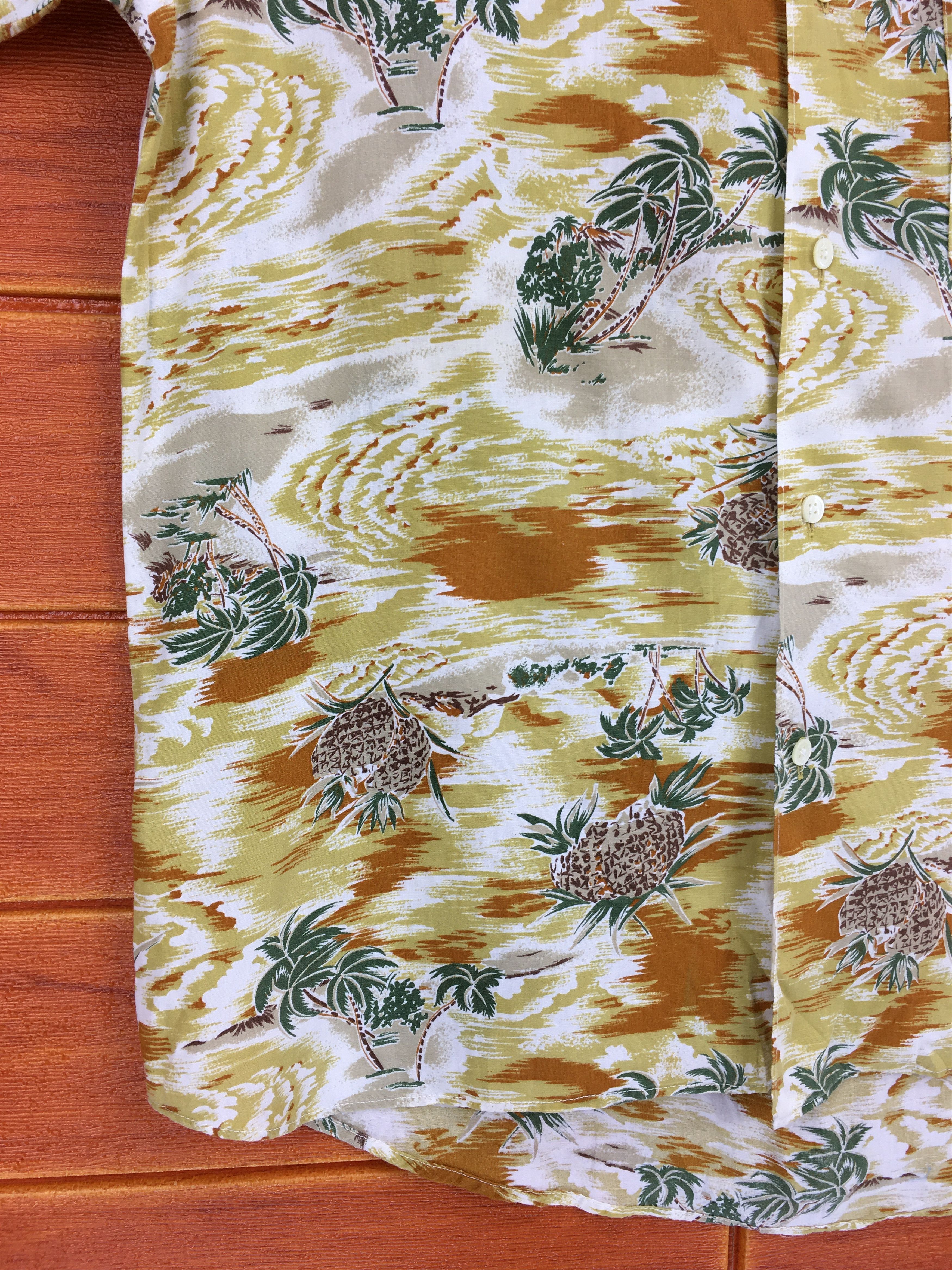Sun Surf Vintage MEN SATISFACTION Pineapple Coconut Hawaiian Shirt Size US M / EU 48-50 / 2 - 3 Thumbnail