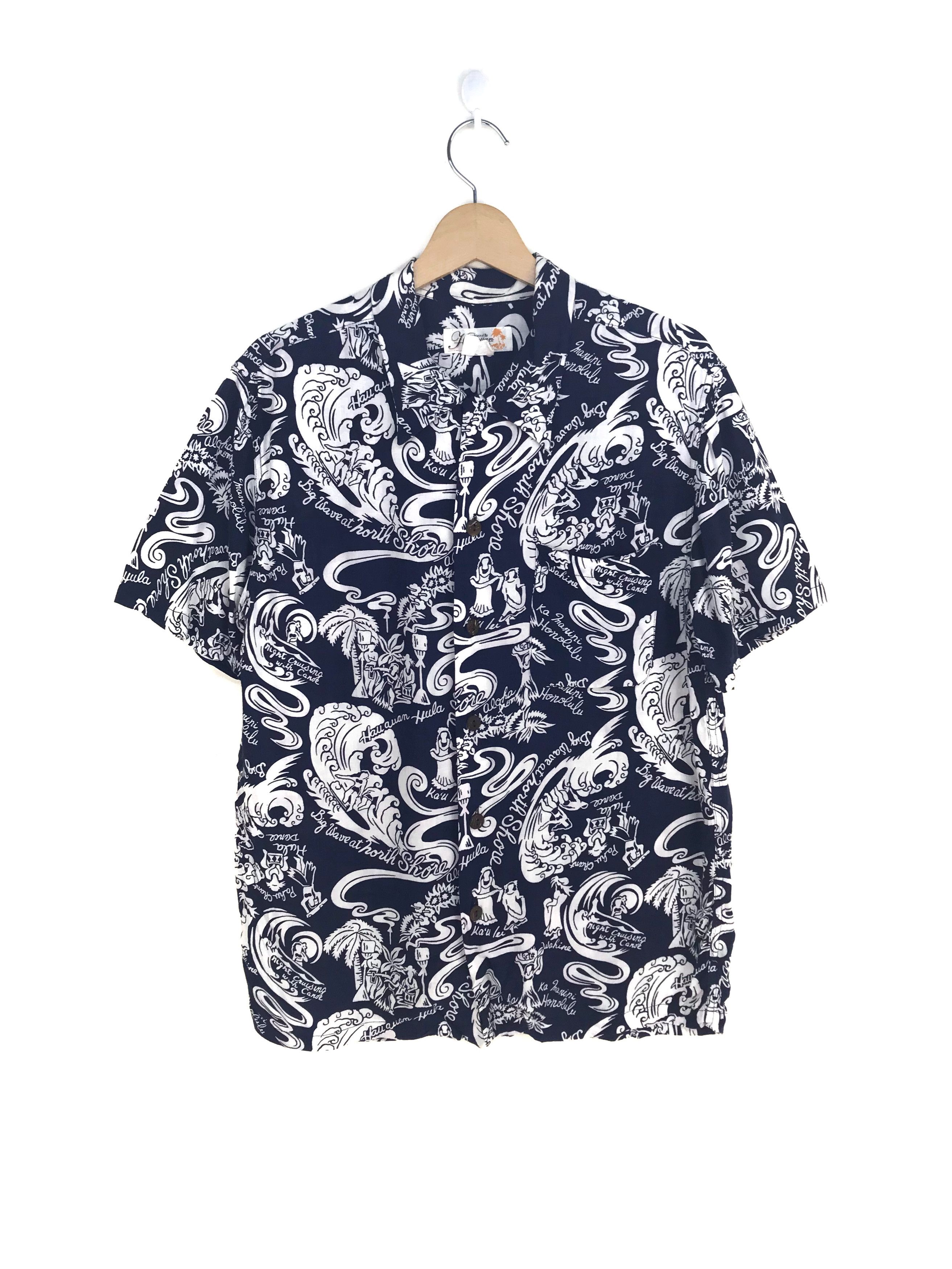 Japanese Brand Japanese Hawaiian Aloha Tropical Hula Girls Florals Shirt Size US M / EU 48-50 / 2 - 1 Thumbnail