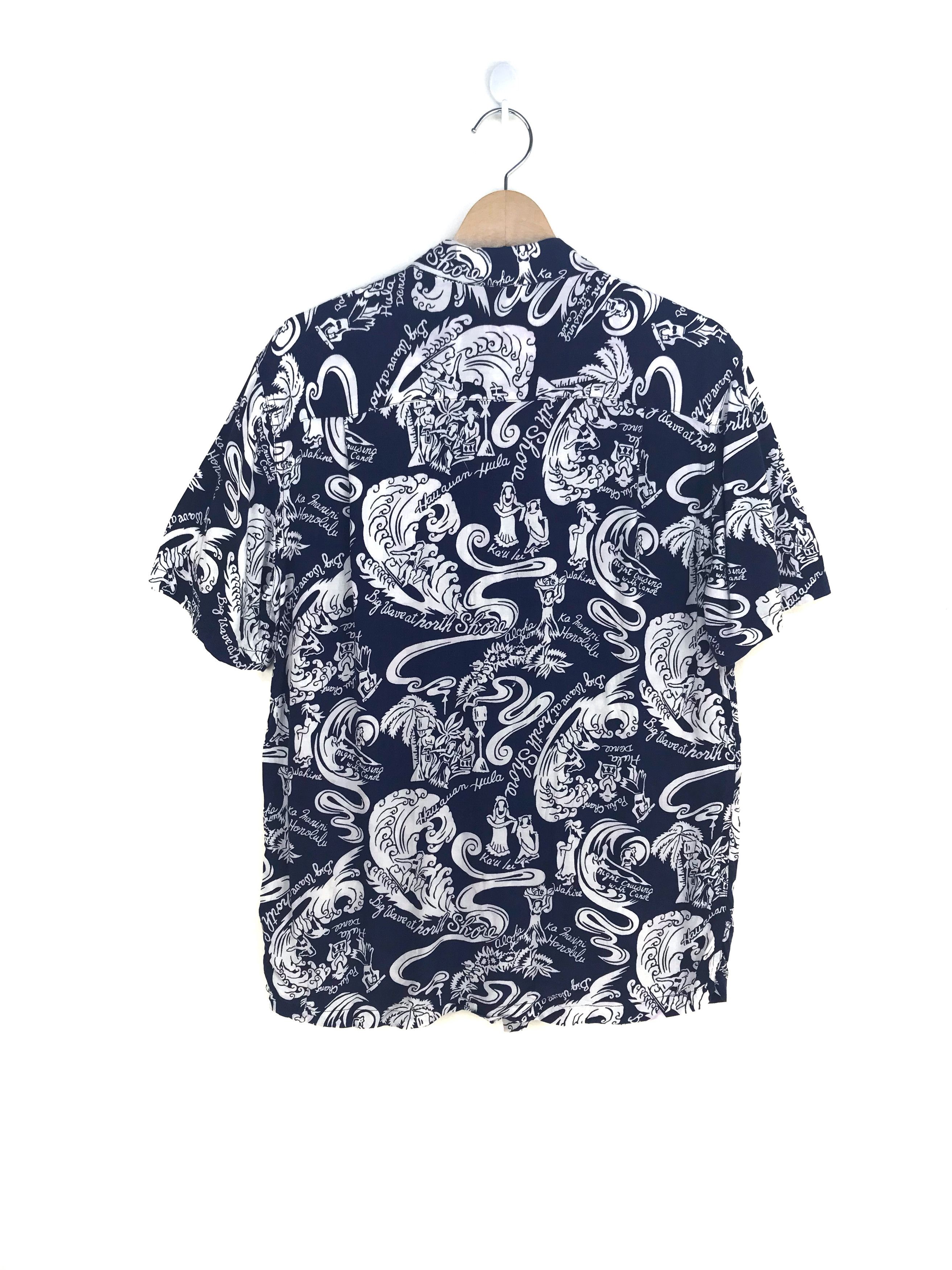 Japanese Brand Japanese Hawaiian Aloha Tropical Hula Girls Florals Shirt Size US M / EU 48-50 / 2 - 8 Thumbnail