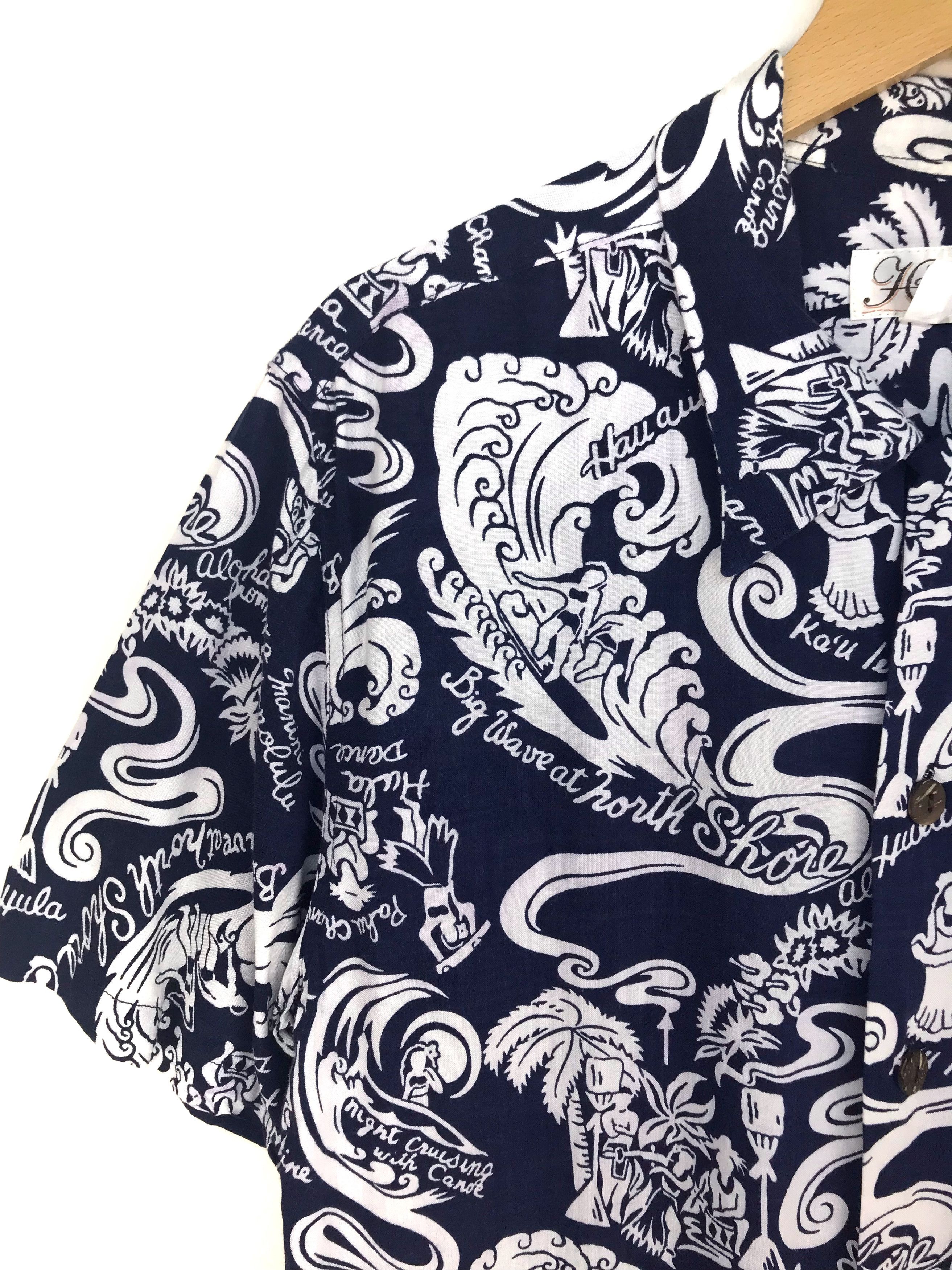 Japanese Brand Japanese Hawaiian Aloha Tropical Hula Girls Florals Shirt Size US M / EU 48-50 / 2 - 2 Thumbnail