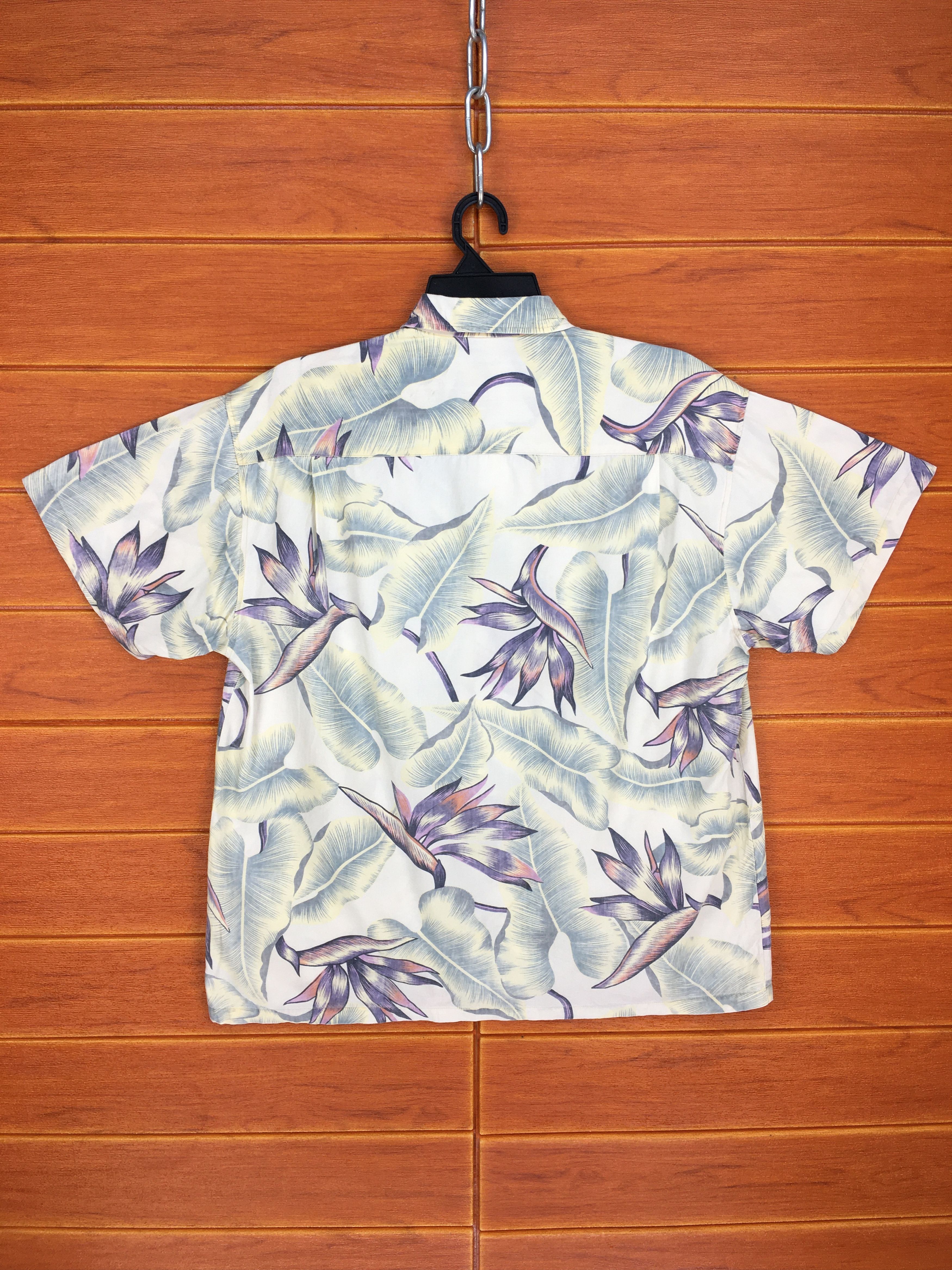 Japanese Brand Japanese MITSUMINE Taro Leaf Hawaiian Shirt Size US L / EU 52-54 / 3 - 7 Thumbnail