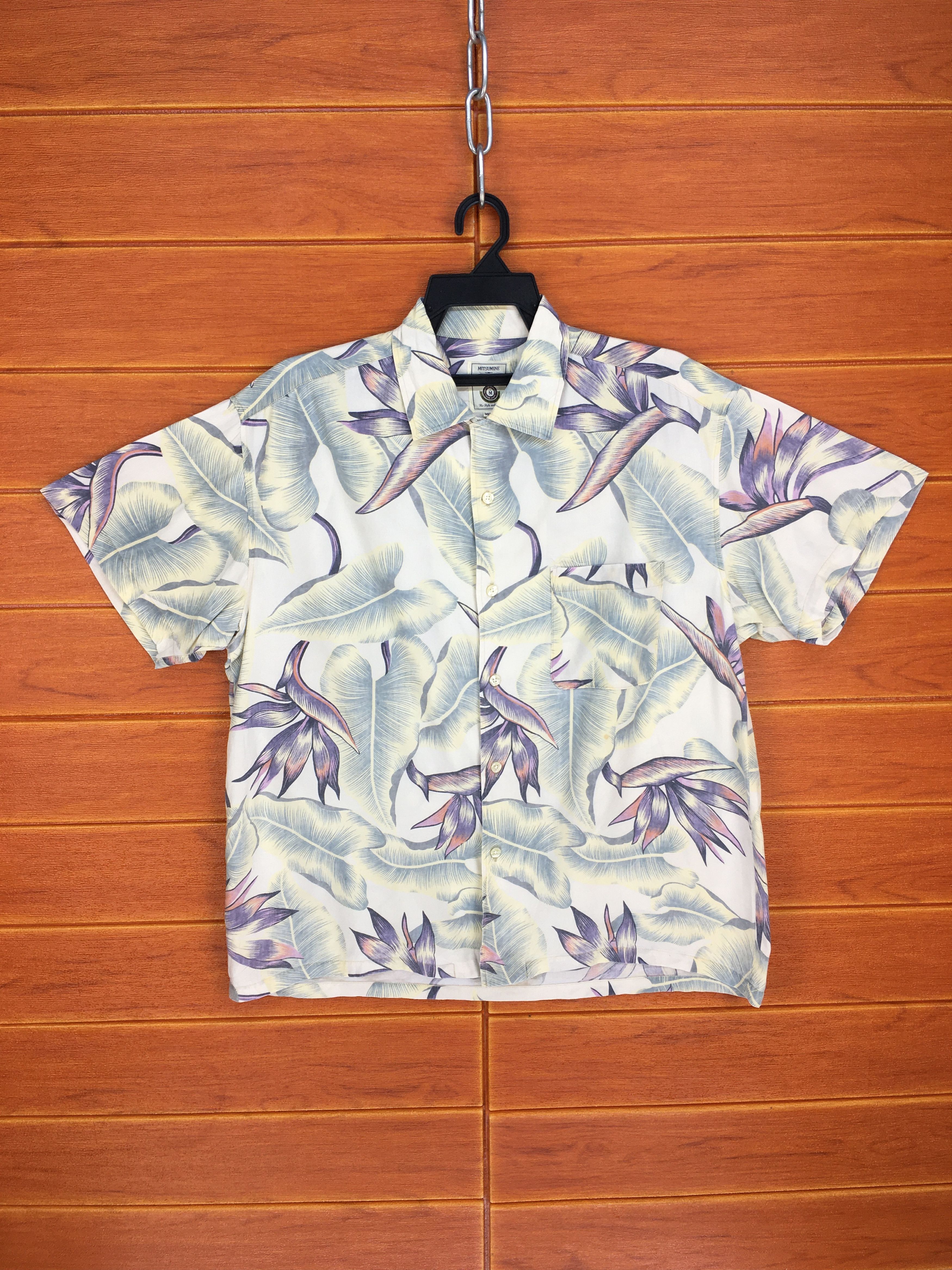 Japanese Brand Japanese MITSUMINE Taro Leaf Hawaiian Shirt Size US L / EU 52-54 / 3 - 1 Thumbnail