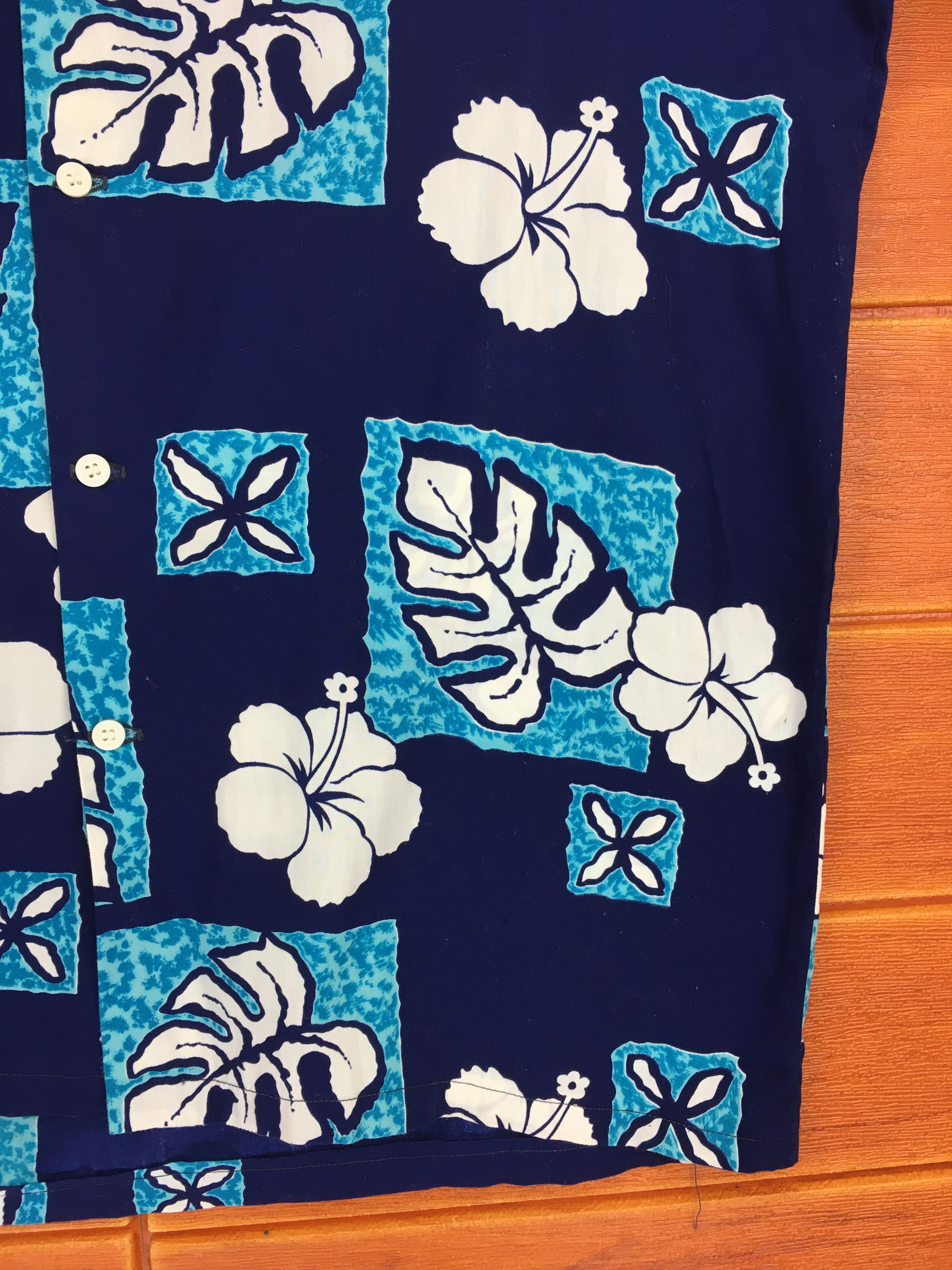 Japanese Brand Japanese Hawaiian Hibiscus Leaf Square Shirt Size US M / EU 48-50 / 2 - 4 Thumbnail