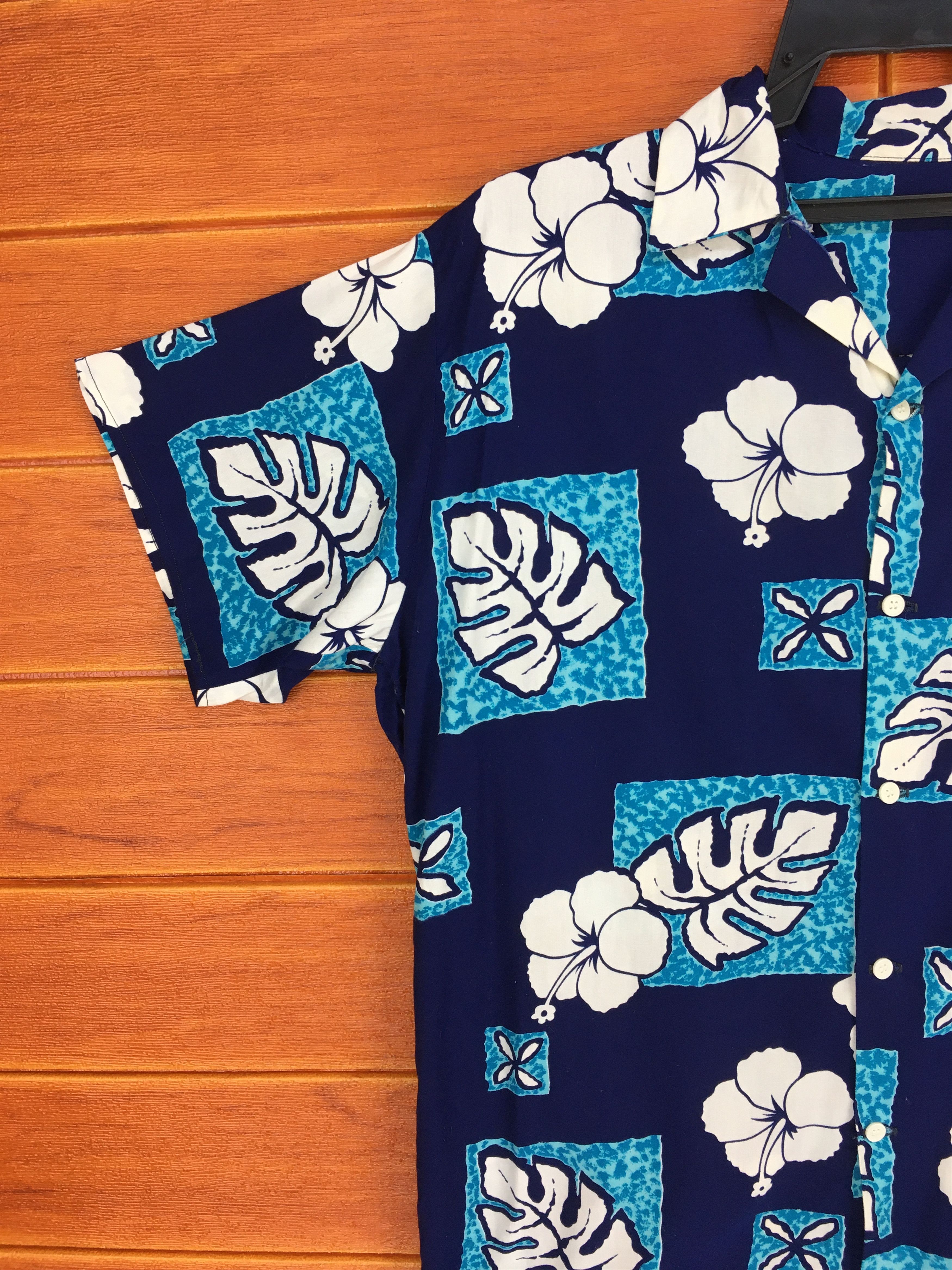 Japanese Brand Japanese Hawaiian Hibiscus Leaf Square Shirt Size US M / EU 48-50 / 2 - 2 Thumbnail