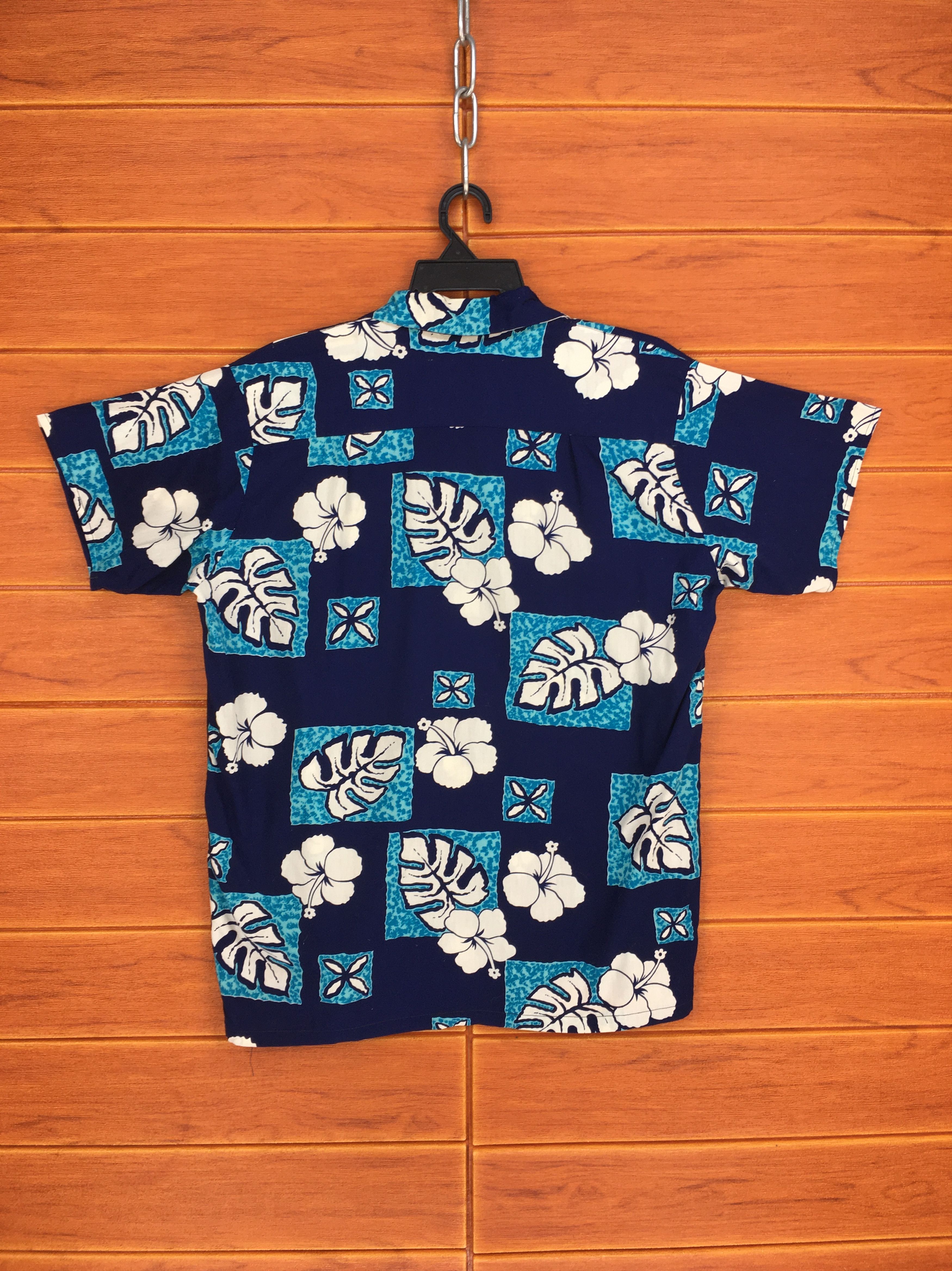 Japanese Brand Japanese Hawaiian Hibiscus Leaf Square Shirt Size US M / EU 48-50 / 2 - 6 Thumbnail