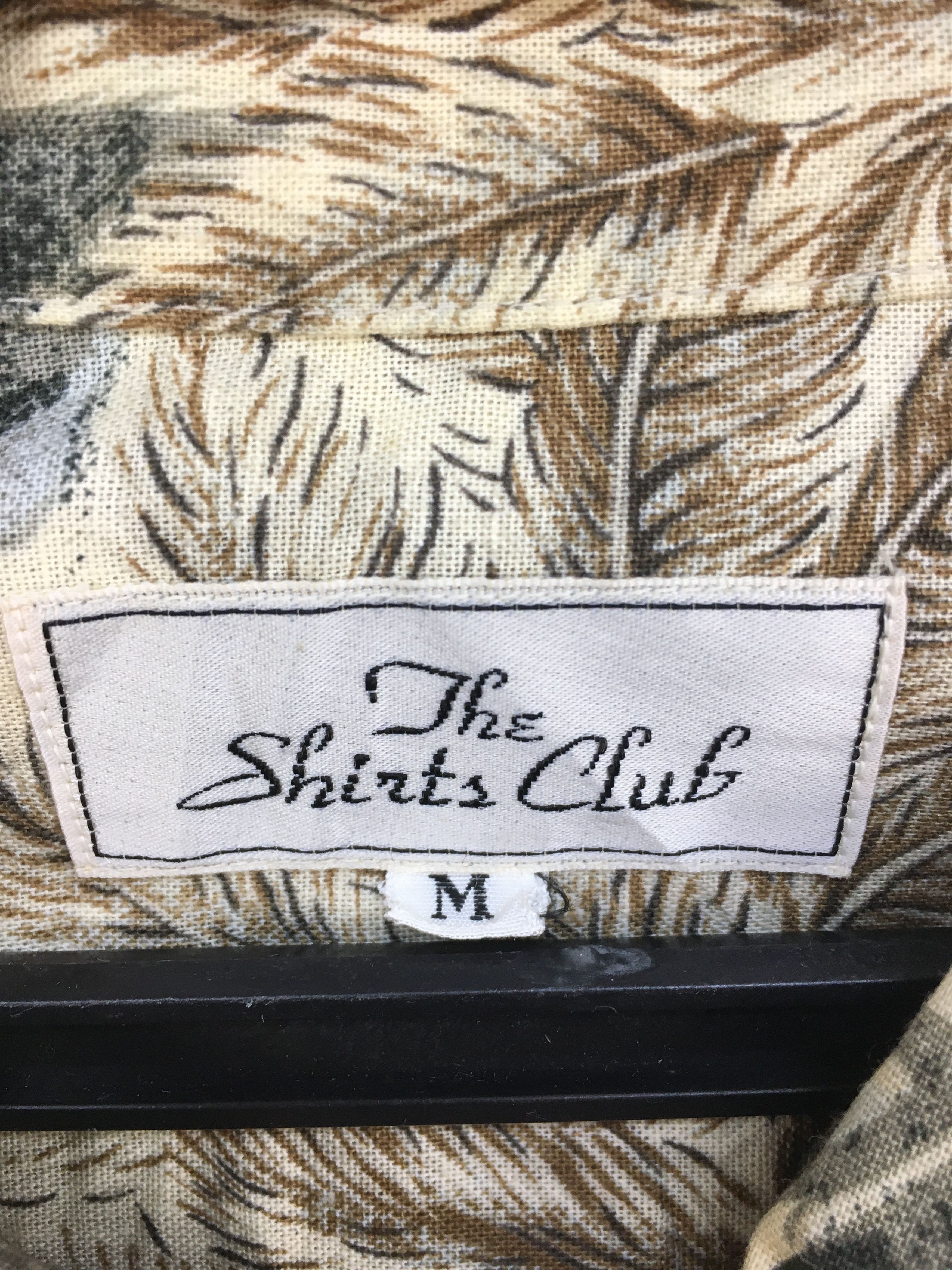 Japanese Brand Vintage Japanese Hawaiian THE SHIRTS CLUB Forest Leaf Shirt Size US M / EU 48-50 / 2 - 6 Thumbnail