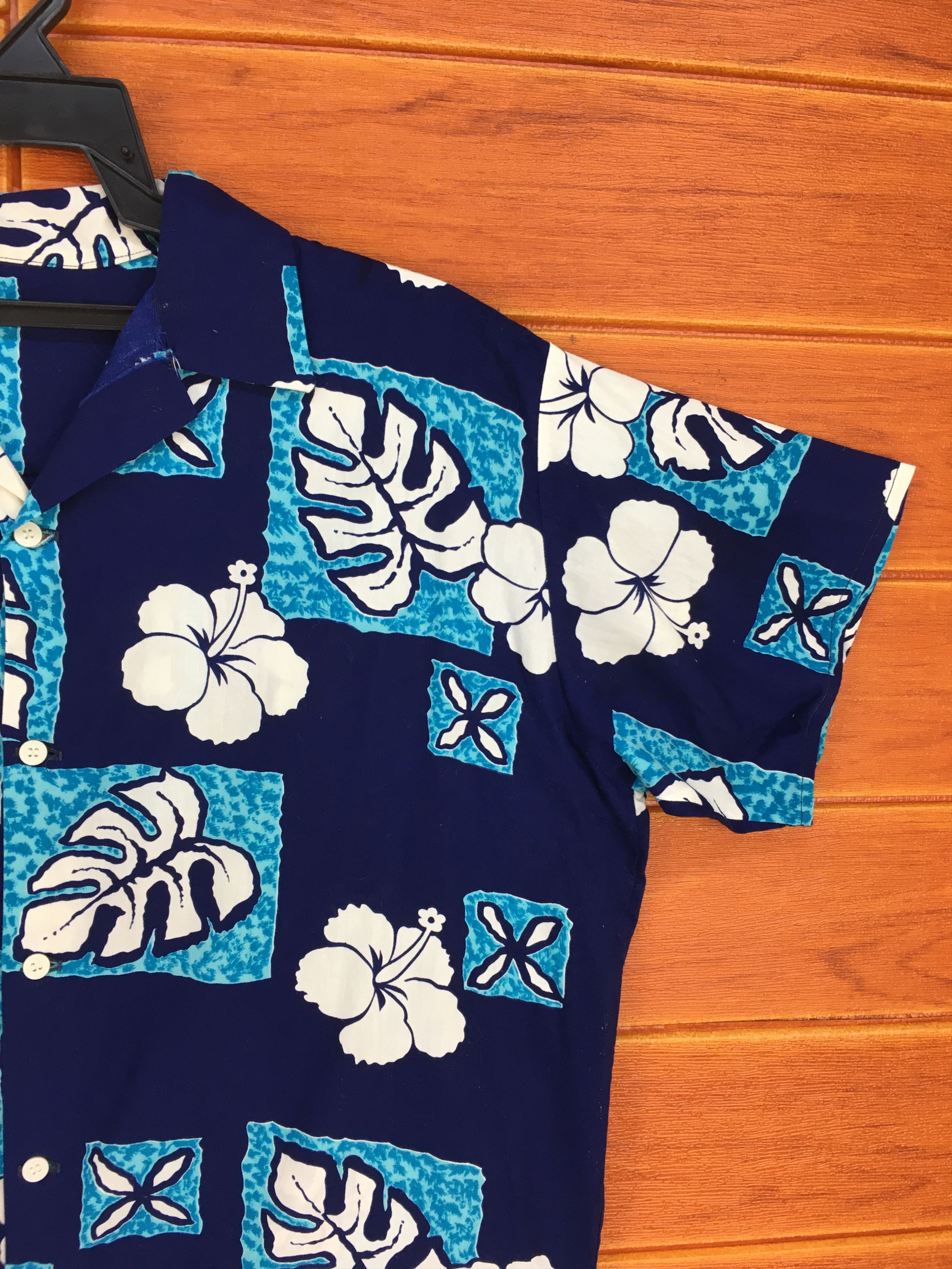 Japanese Brand Japanese Hawaiian Hibiscus Leaf Square Shirt Size US M / EU 48-50 / 2 - 5 Thumbnail