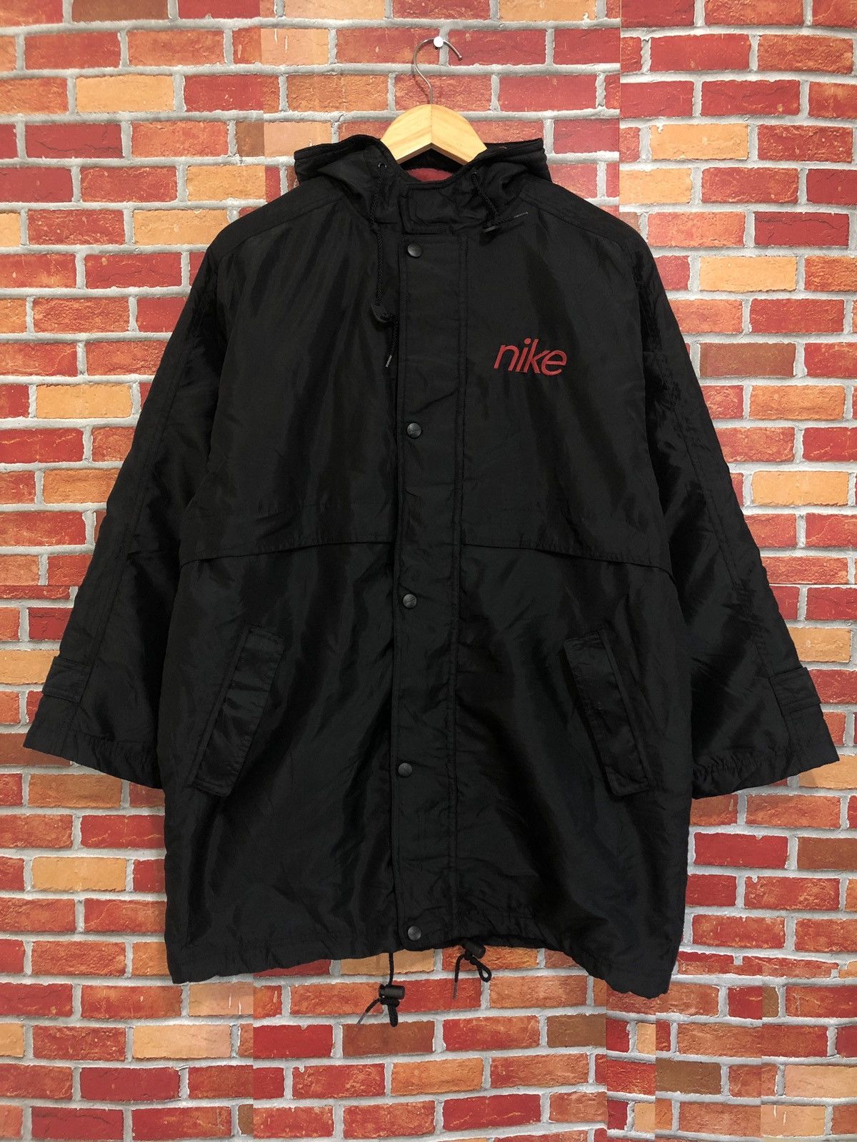Vintage Nike Big Swoosh Hooded Jacket
