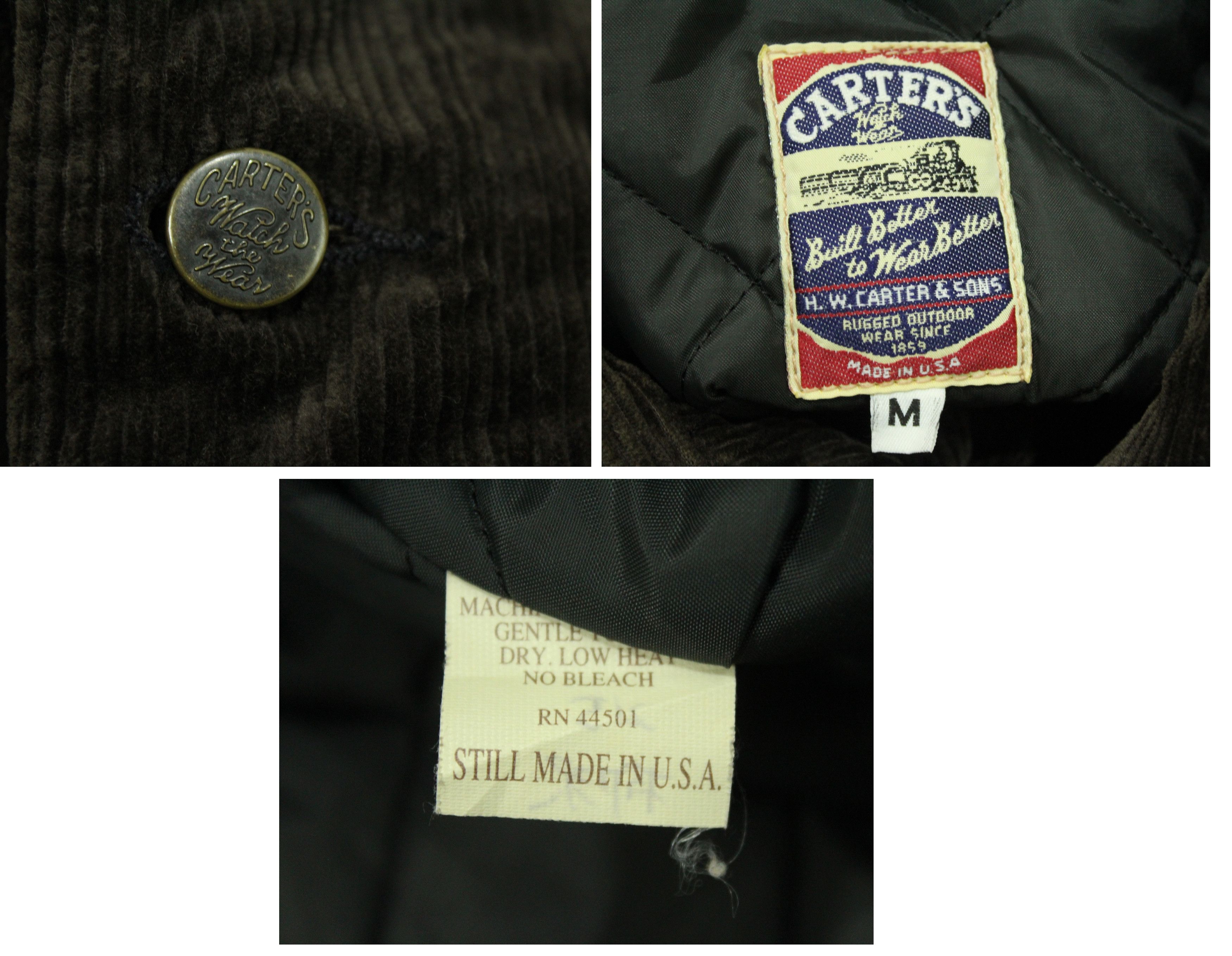 Carter's × Vintage CARTER"S Jacket Padded Corduroy Rugged Outdoor Winter Size US M / EU 48-50 / 2 - 6 Thumbnail