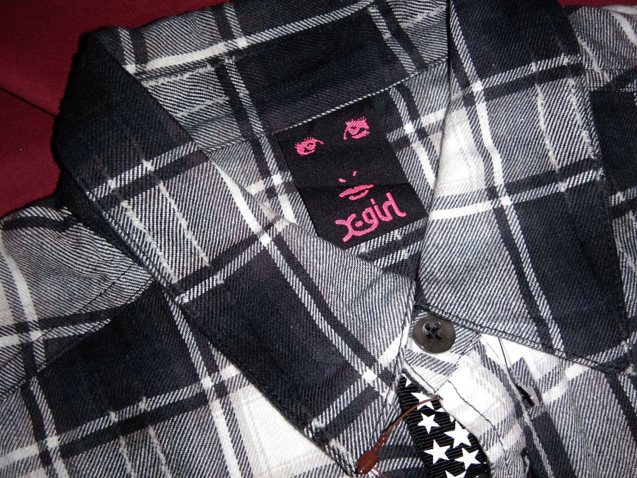 Japanese Brand X-girl Japan tunic shirt plaid fashion streetwear Size XS / US 0-2 / IT 36-38 - 3 Thumbnail