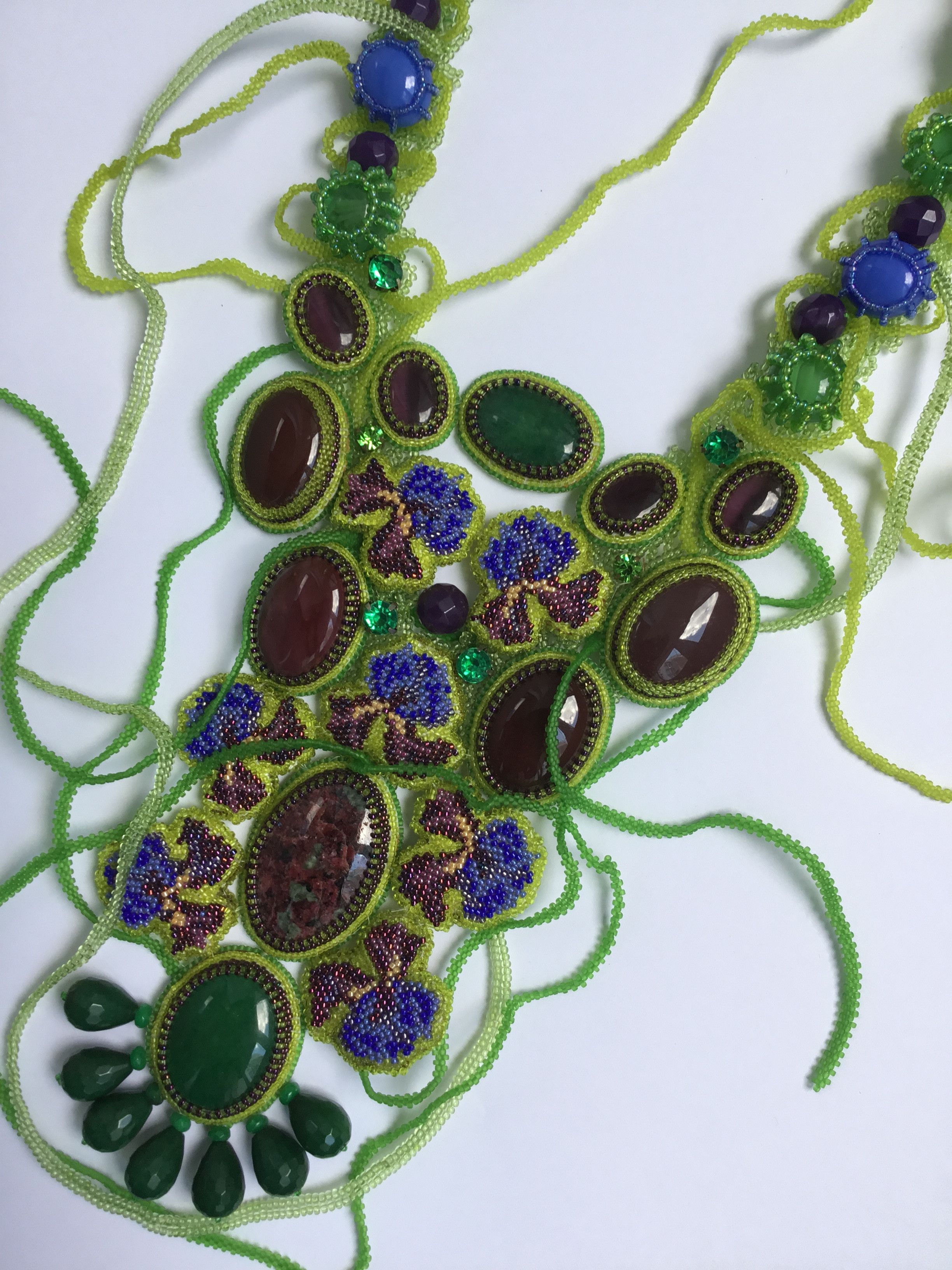 Handmade Fairycore Beaded Jewelry Set include 2 items! Size ONE SIZE - 2 Thumbnail