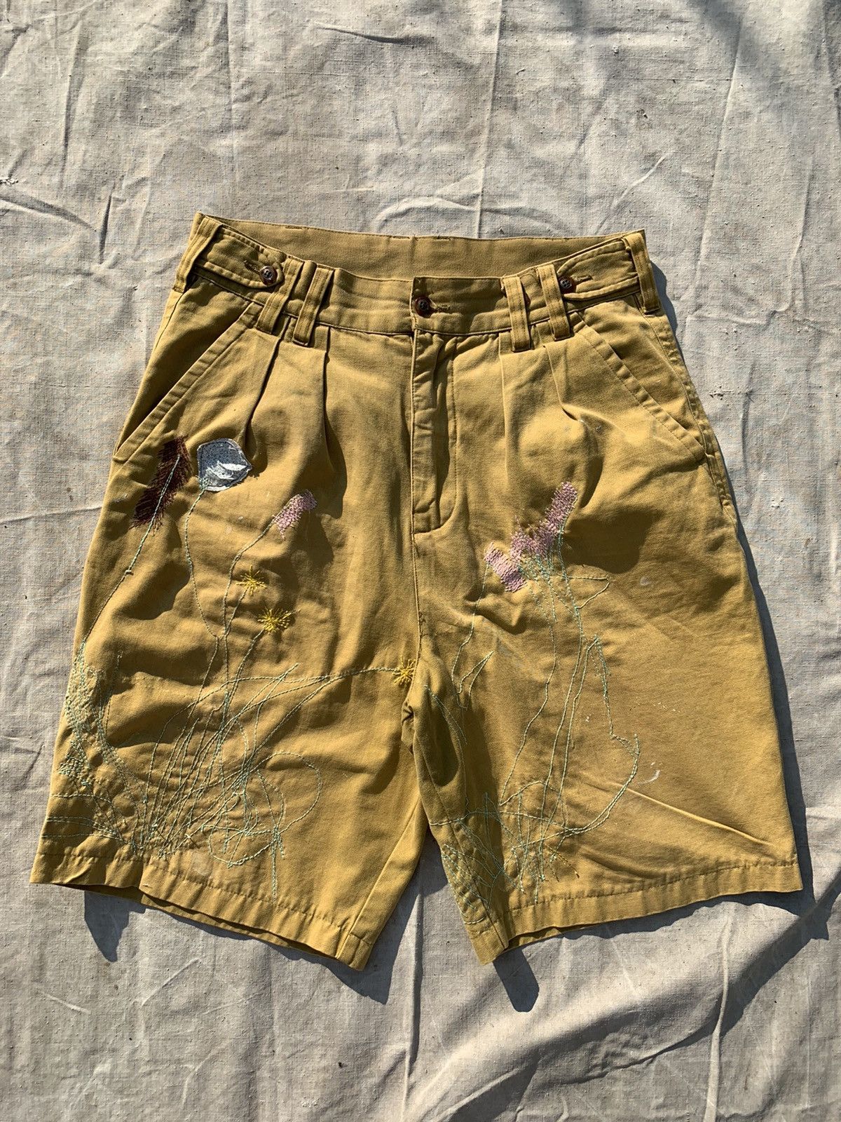 Vintage Vintage Embroidery Cotton Shorts BØDE Style Size US 32 / EU 48 - 1 Thumbnail
