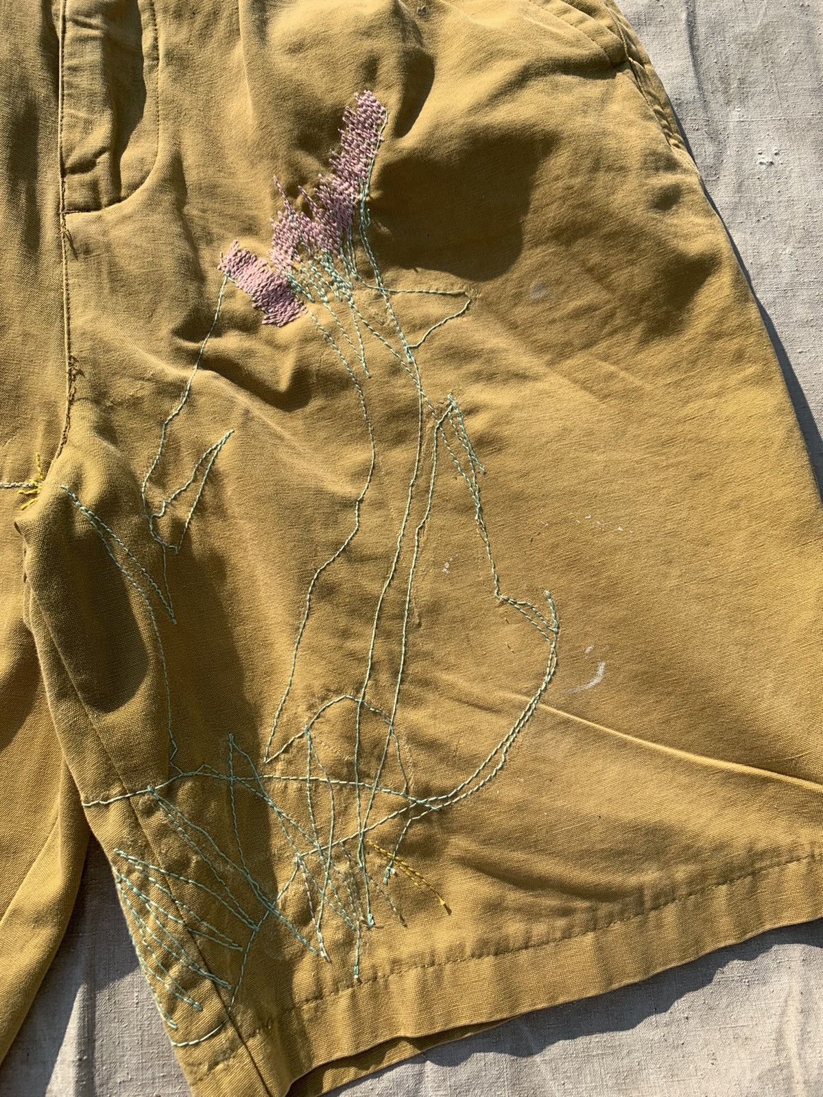 Vintage Vintage Embroidery Cotton Shorts BØDE Style Size US 32 / EU 48 - 5 Thumbnail