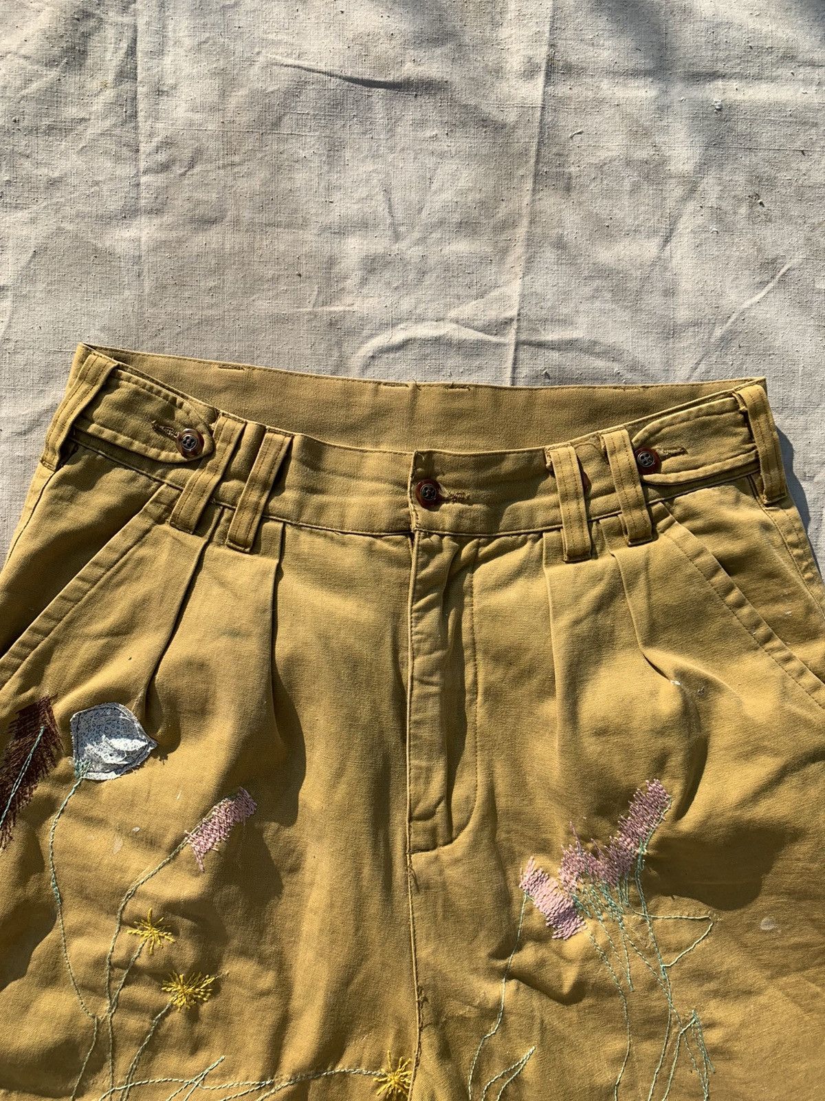 Vintage Vintage Embroidery Cotton Shorts BØDE Style Size US 32 / EU 48 - 6 Thumbnail