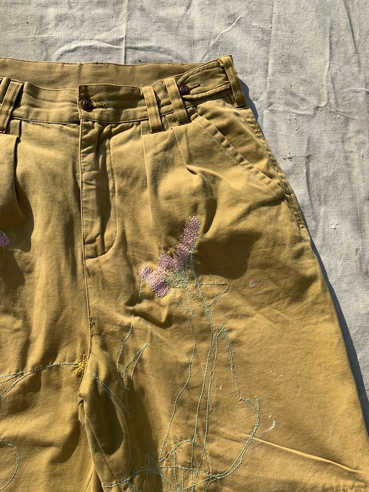 Vintage Vintage Embroidery Cotton Shorts BØDE Style Size US 32 / EU 48 - 3 Thumbnail