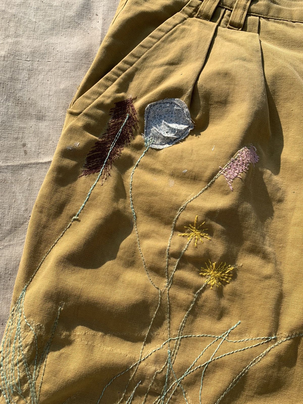 Vintage Vintage Embroidery Cotton Shorts BØDE Style Size US 32 / EU 48 - 4 Thumbnail