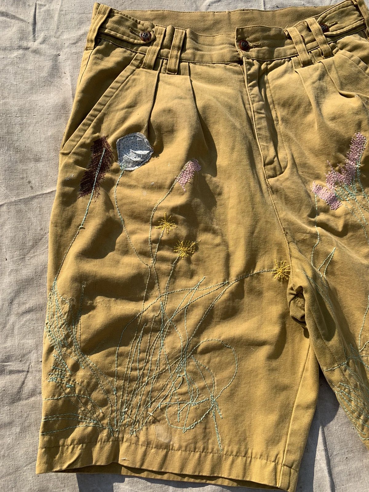 Vintage Vintage Embroidery Cotton Shorts BØDE Style Size US 32 / EU 48 - 2 Thumbnail