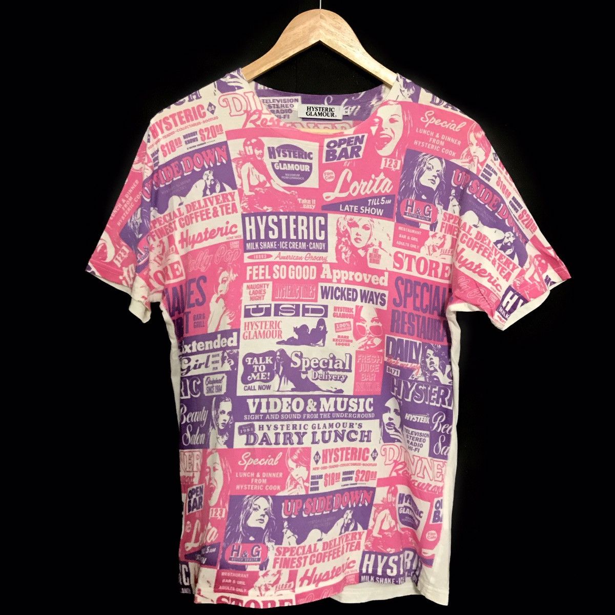 RARE!! Hysteric Glamour Full Print T-shirt