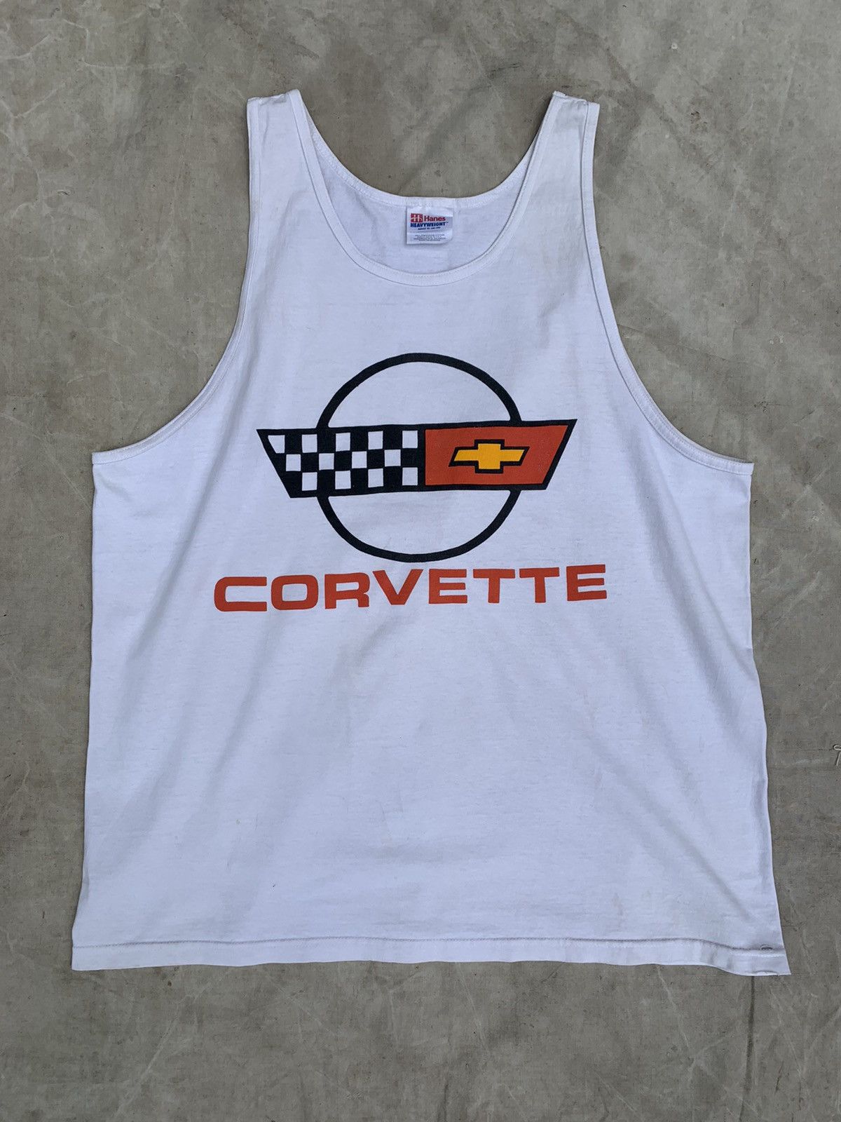 Chevrolet × NASCAR × Vintage Vintage Corvette Big Logo Tank Size US XL / EU 56 / 4 - 1 Thumbnail