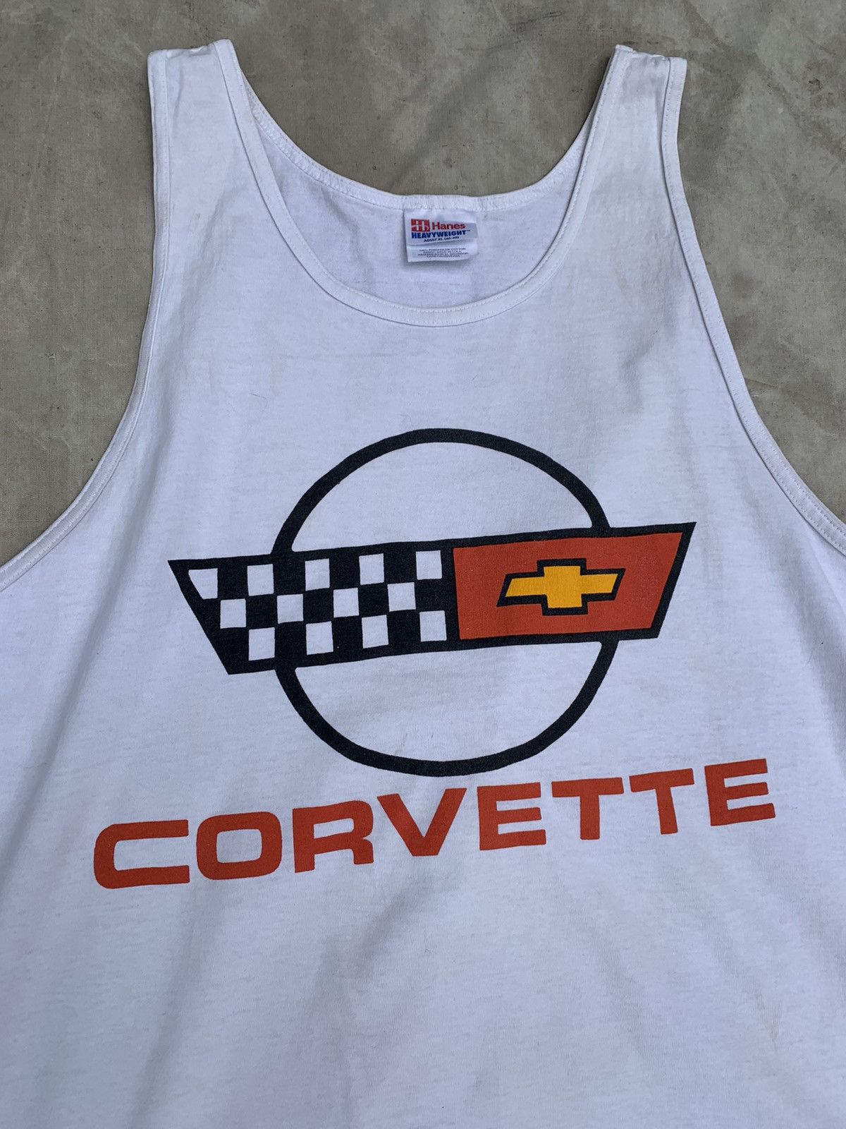 Chevrolet × NASCAR × Vintage Vintage Corvette Big Logo Tank Size US XL / EU 56 / 4 - 2 Thumbnail